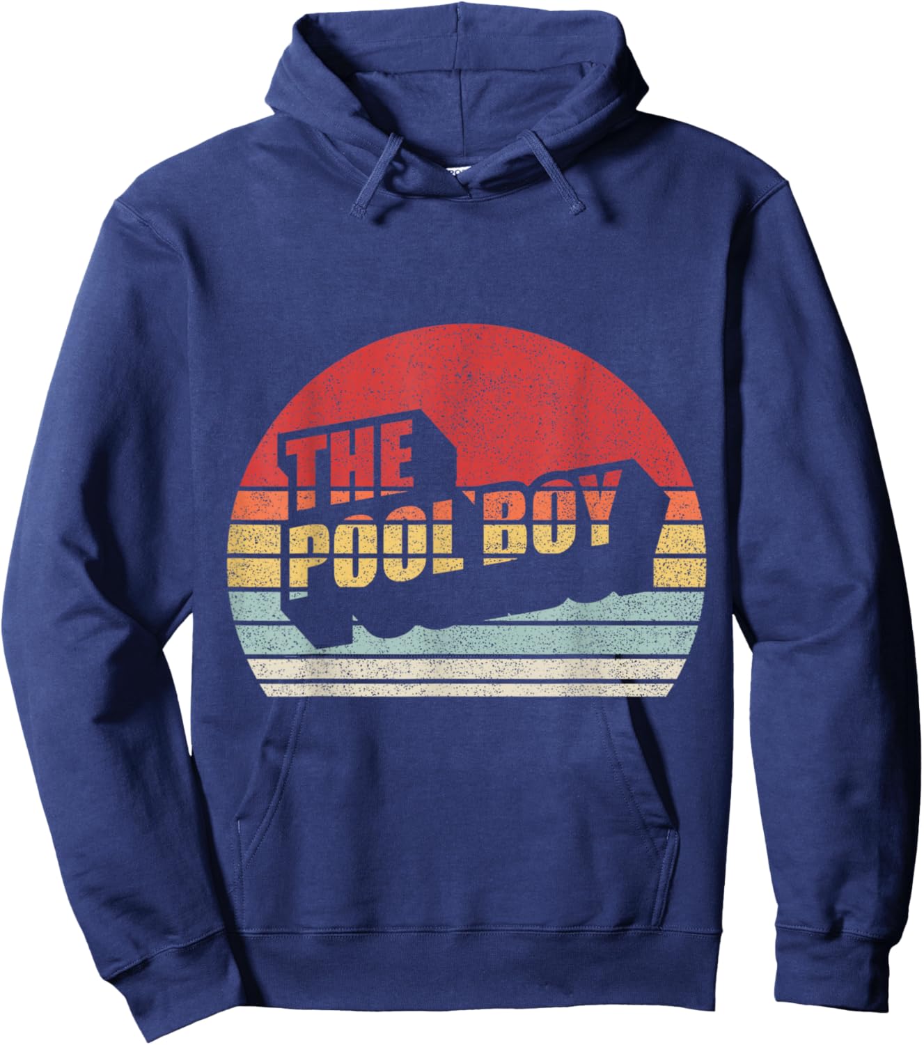 Retro Vintage The Pool Boy Hoodie - Hoodie | Navy