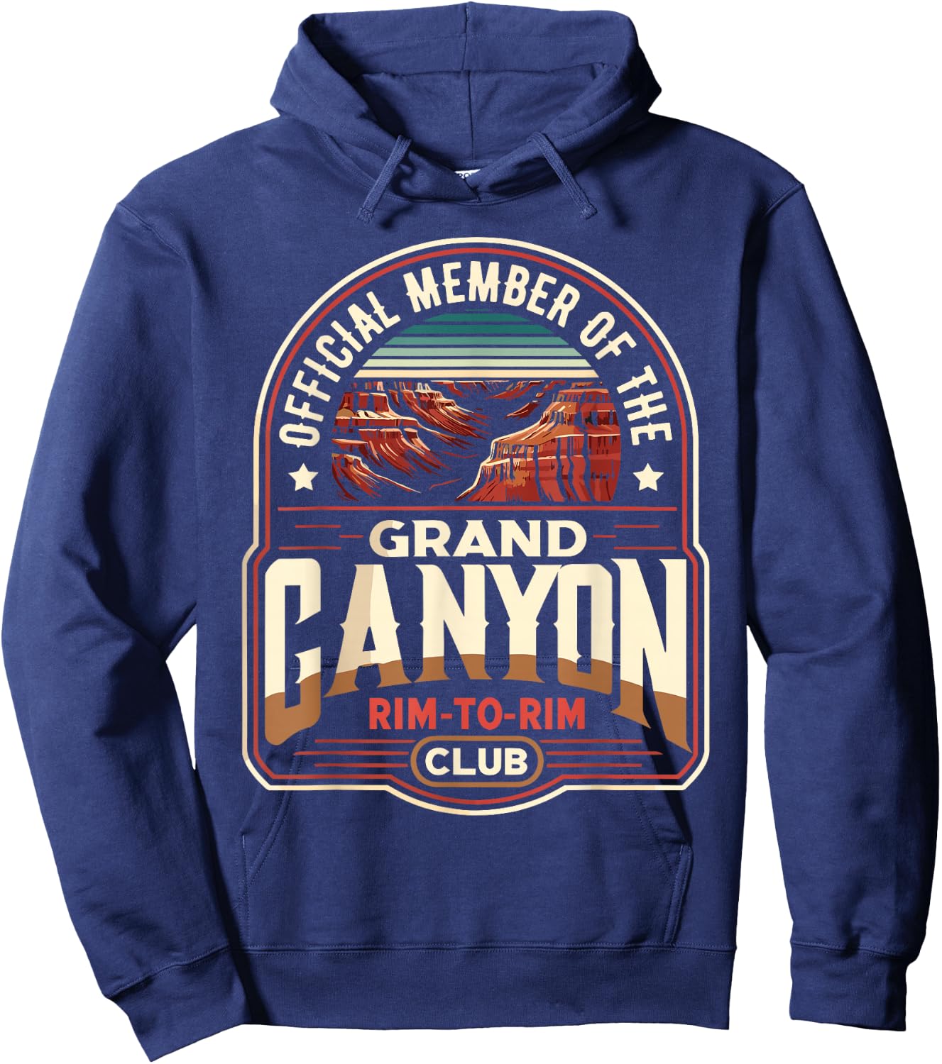 Official Member of the Grand Canyon Rim-to-Rim Club Hoodie - Hoodie | Navy