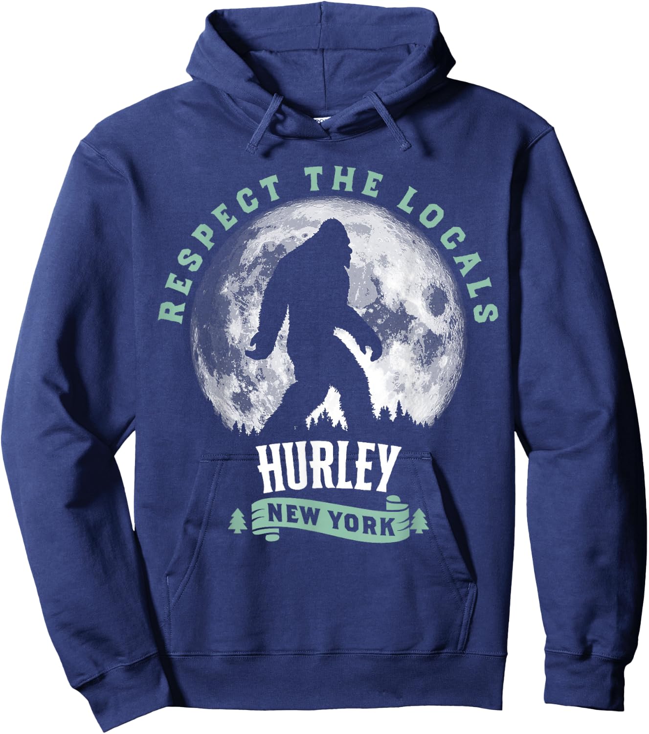 Hurley New York Respect The Locals Bigfoot Night Stroll Hoodie - Hoodie | Navy