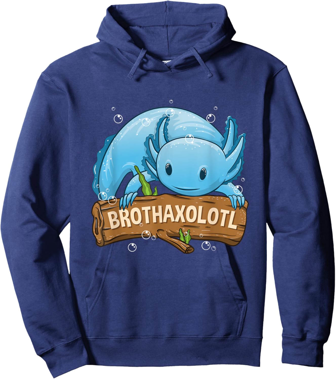 Brothaxolotl Brother Axolotl Boys Kids Hoodie - Hoodie | Navy