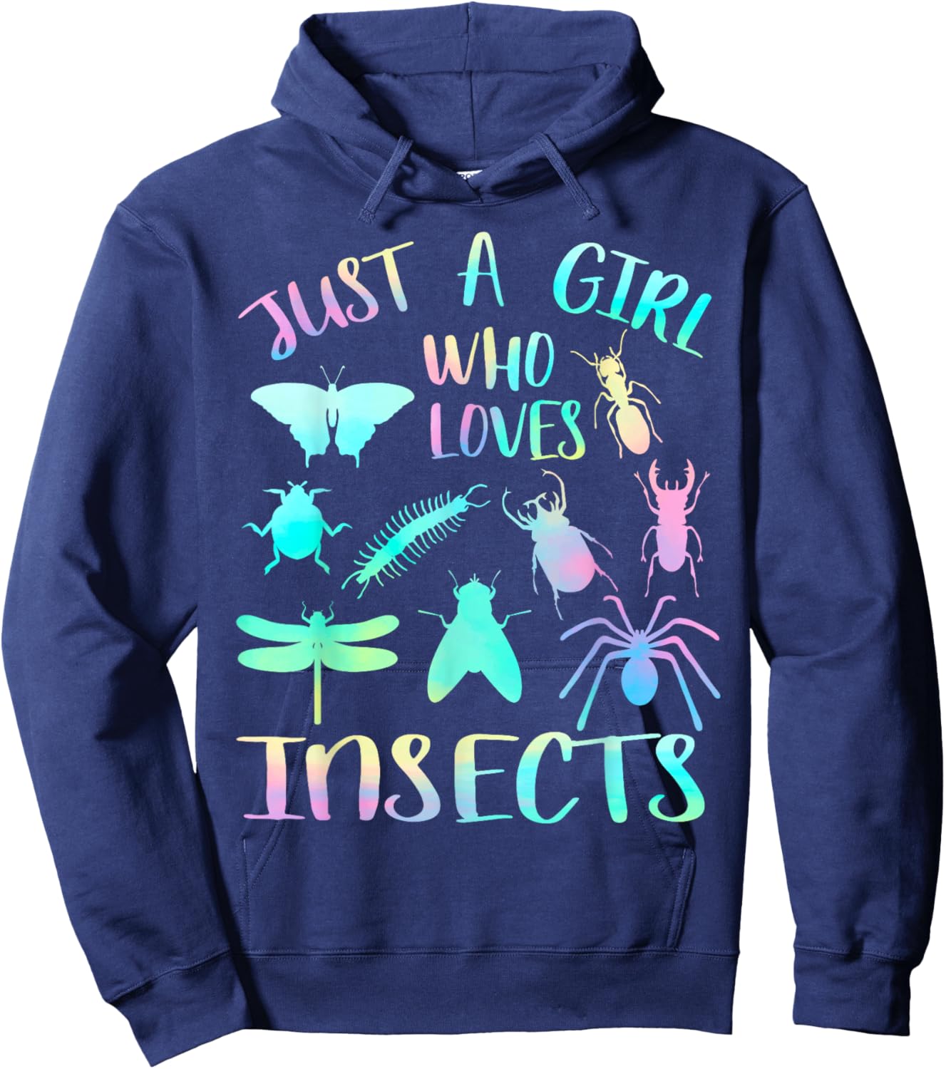 Just a girl who loves insects Hoodie - Hoodie | Navy