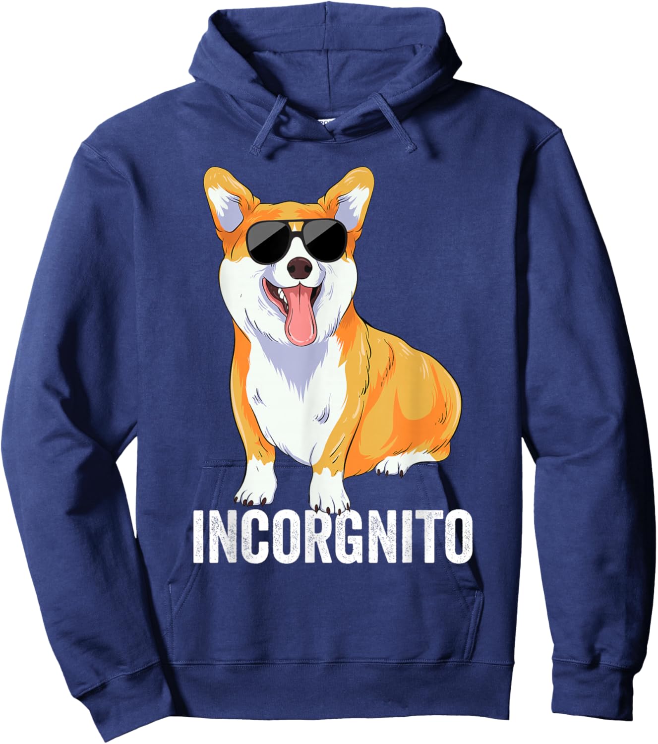 Incorgnito Pembroke Welsh Corgi Dog Lover Funny Corgi Women Kids Hoodie - Hoodie | Navy