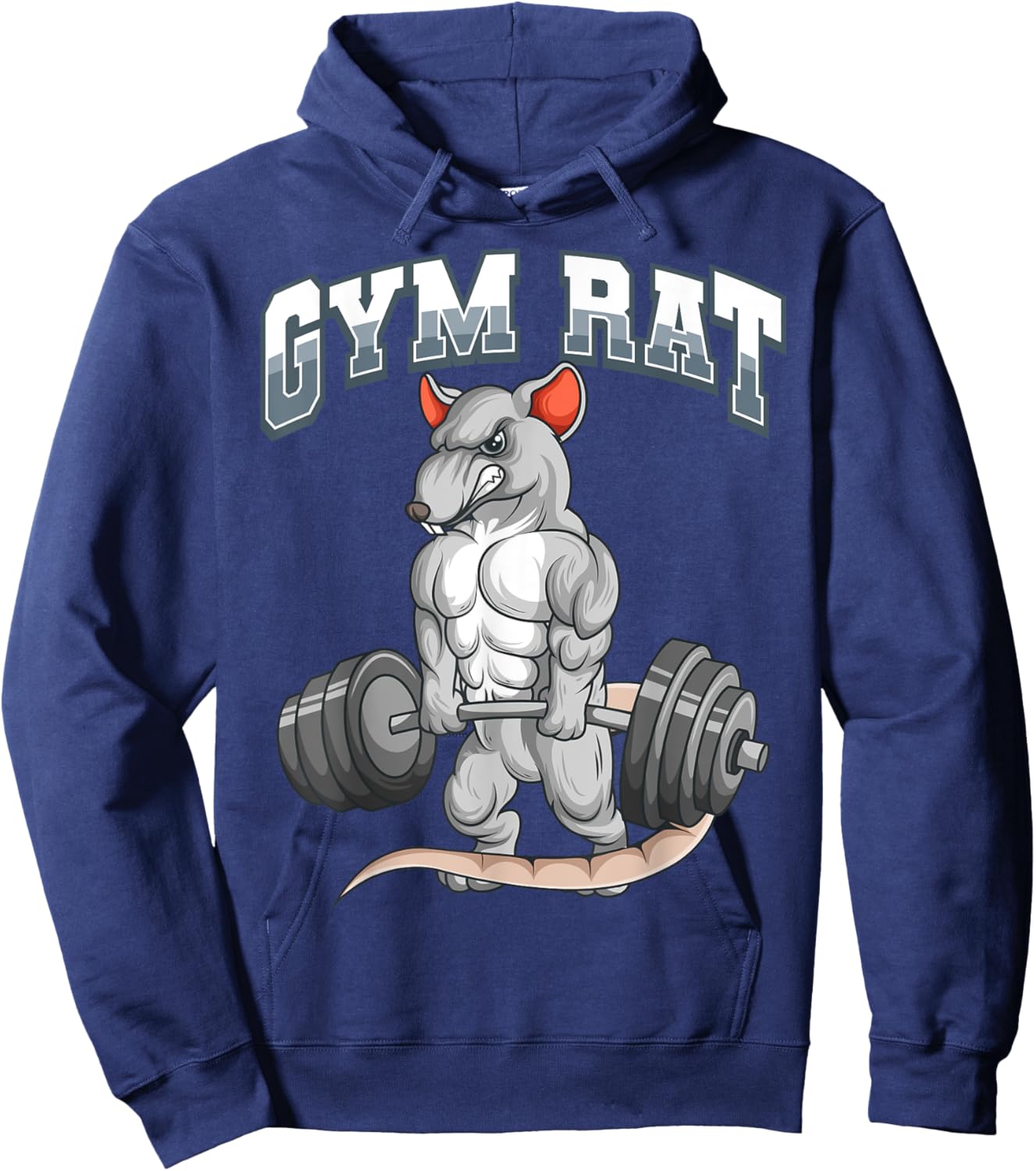 Gym Rat Fitness Bodybuilding Hoodie - Hoodie | Navy