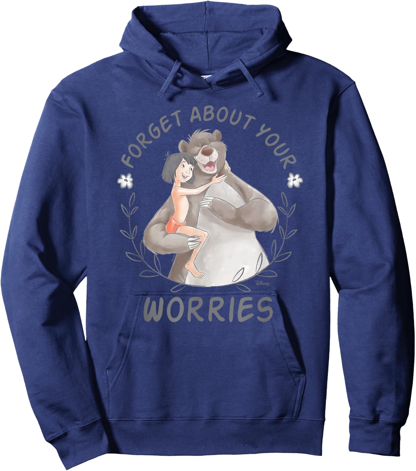 The Jungle Book - Forget About Your Worries Jungle Book Hoodie - Hoodie | Navy