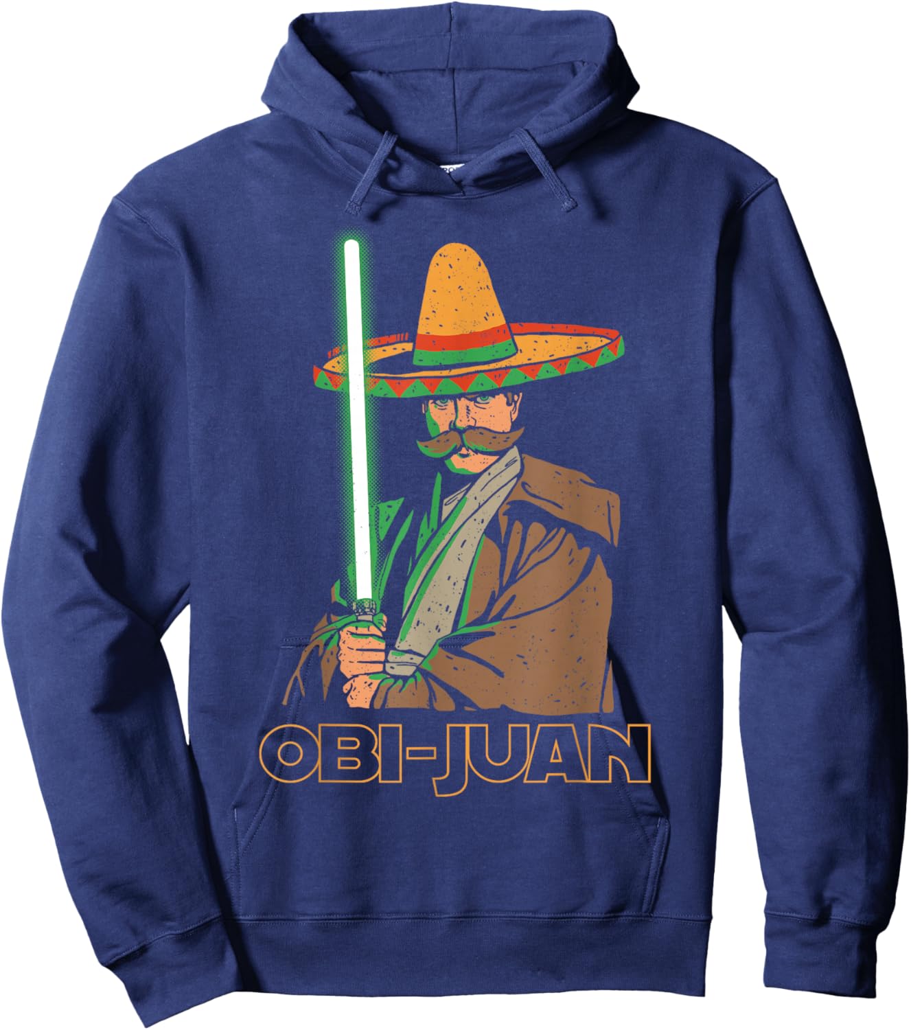 OBI Juan Funny Cinco De Mayo Shirt Mexican Movie Nerd Lover Hoodie - Hoodie | Navy