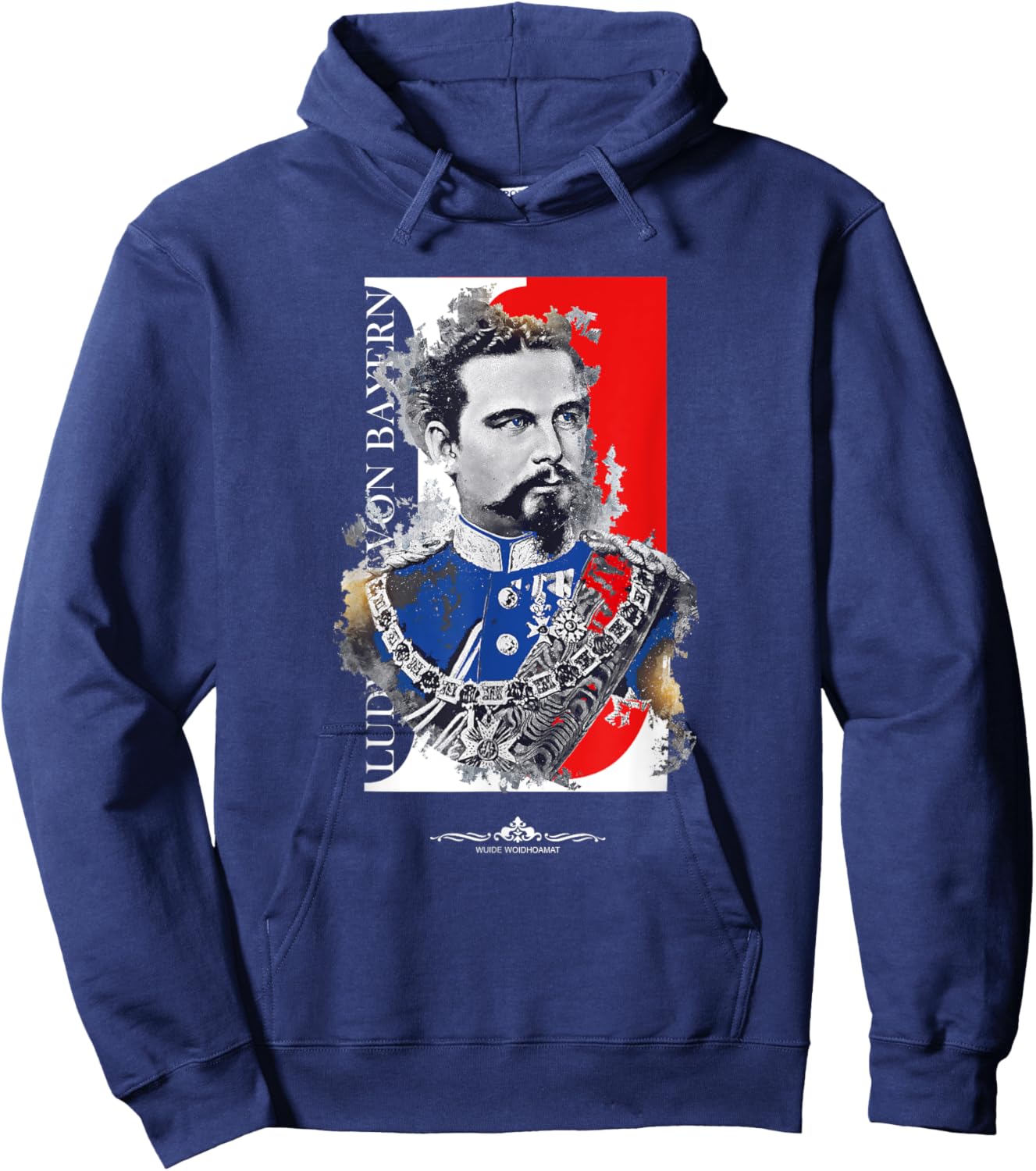 King Ludwig II of Bavaria Special Edition Hoodie - Hoodie | Navy