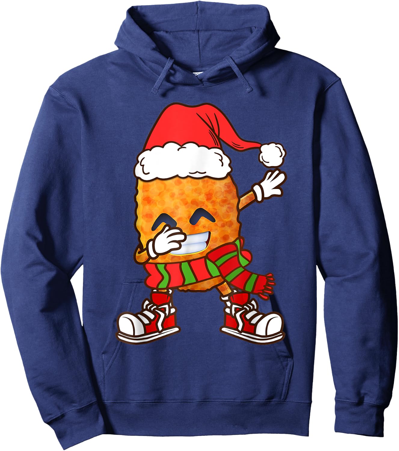 Dabbing Chicken Nuggets Christmas Kids Boys Men Dab Xmas Hoodie - Hoodie | Navy