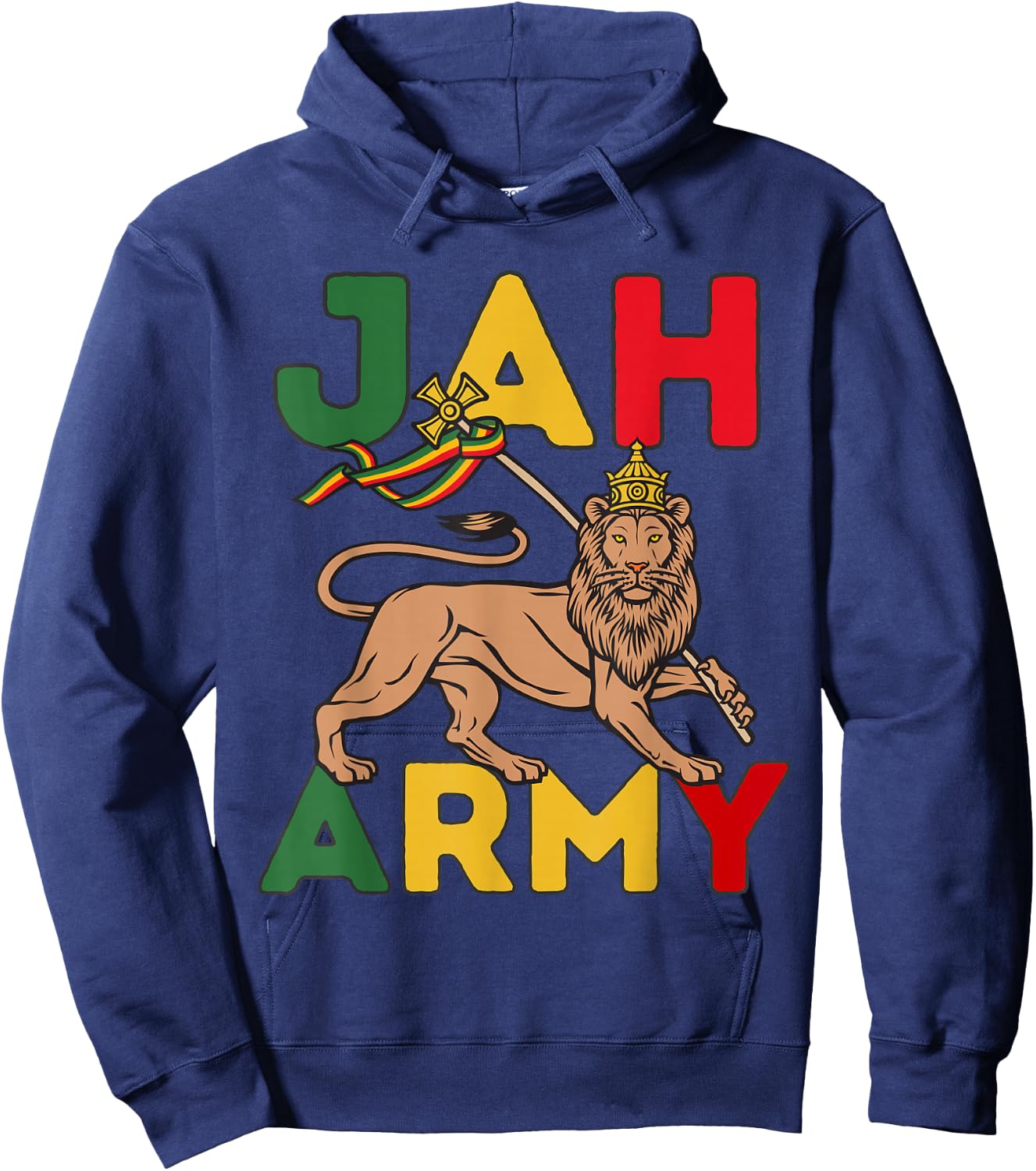 Part of the Jah Army Hoodie - Hoodie | Navy