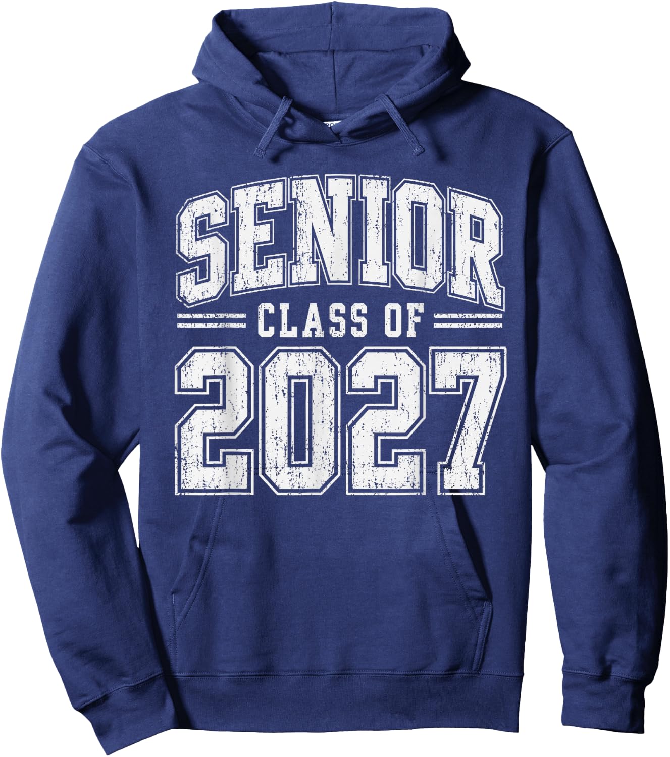 Senior Class of 2027 Graduate Student Graduation Hoodie - Hoodie | Navy