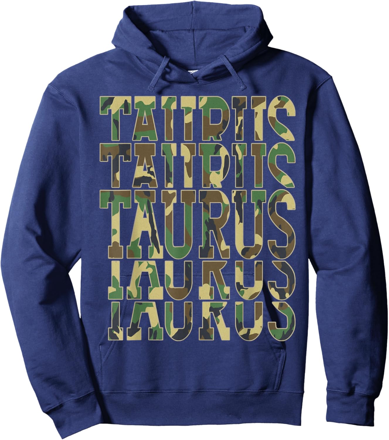 April King Man Born in May Taurus Zodiac Camouflage Birthday Hoodie - Hoodie | Navy