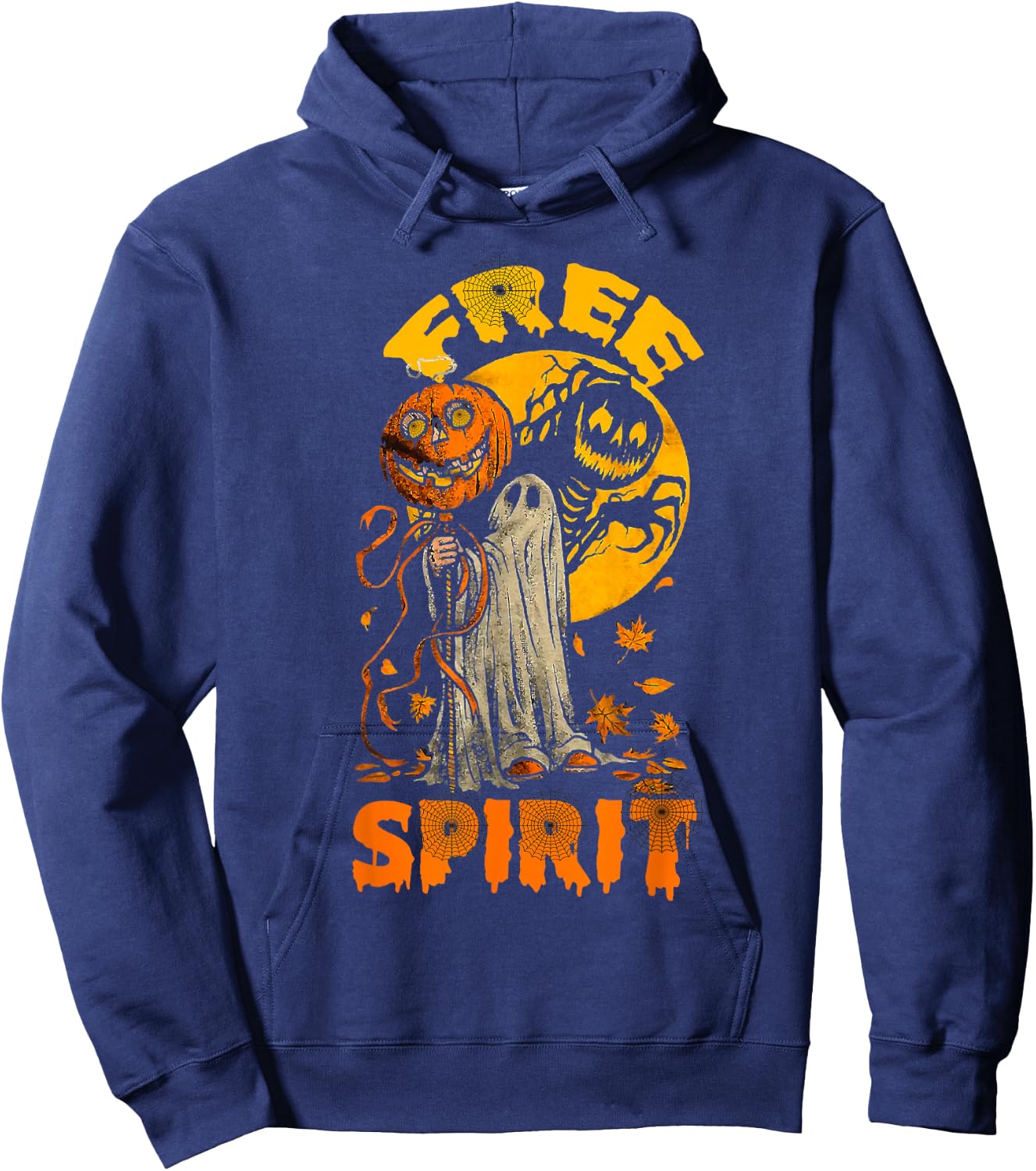 Funny Free Spirit for Halloween Hoodie - Hoodie | Navy