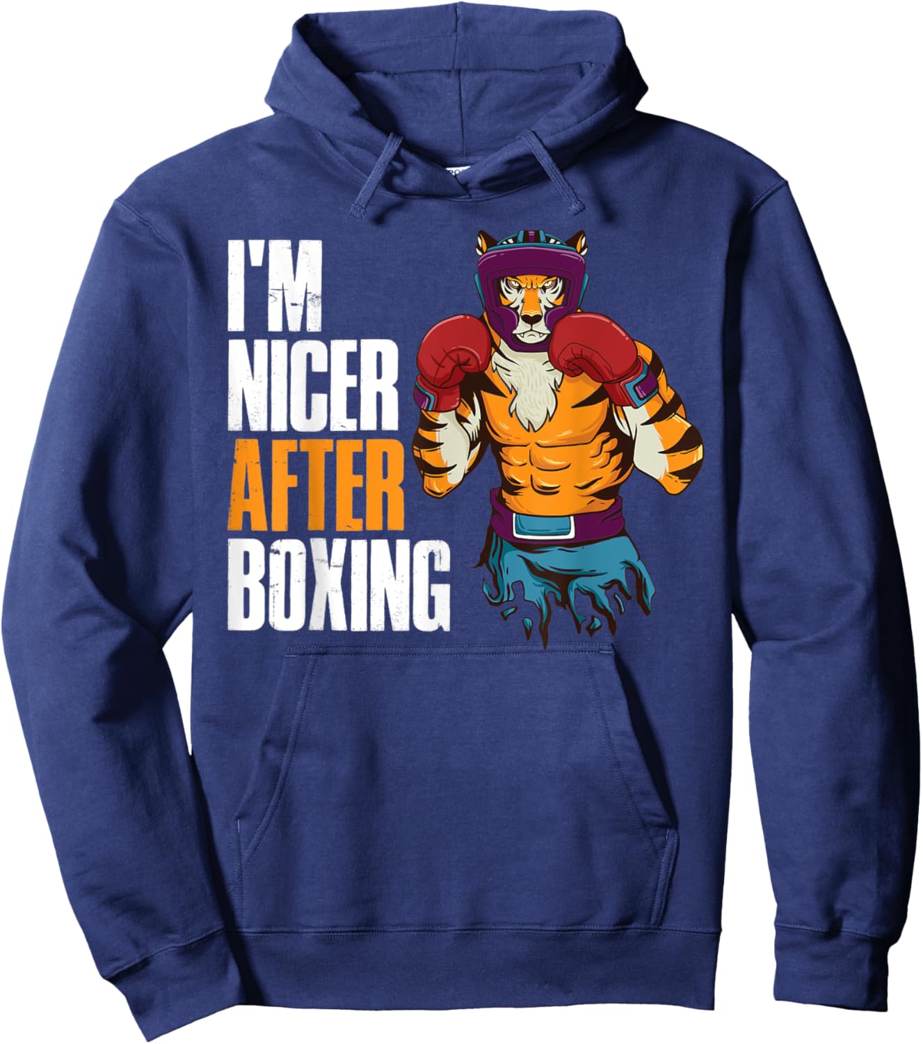 Im Nicer After Boxing Hoodie - Hoodie | Navy