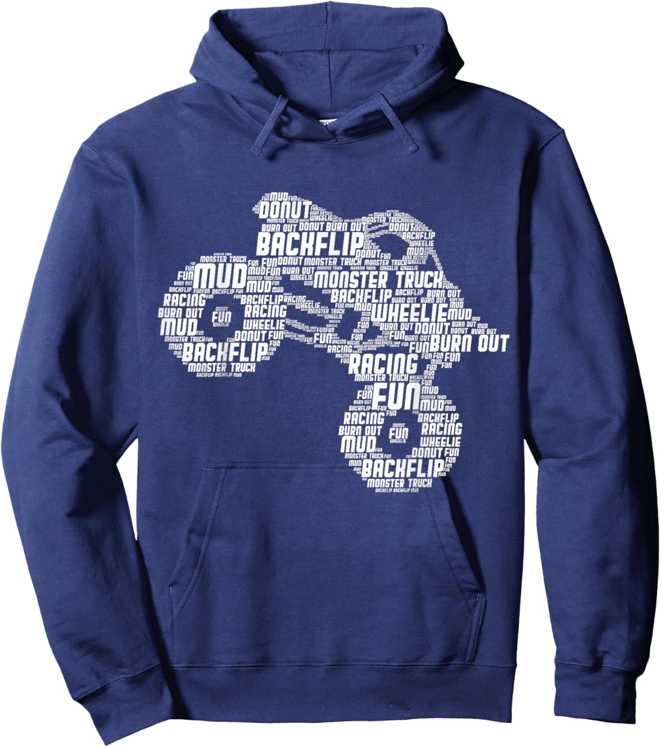 Monster Truck Boys Children Hoodie - Hoodie | Navy
