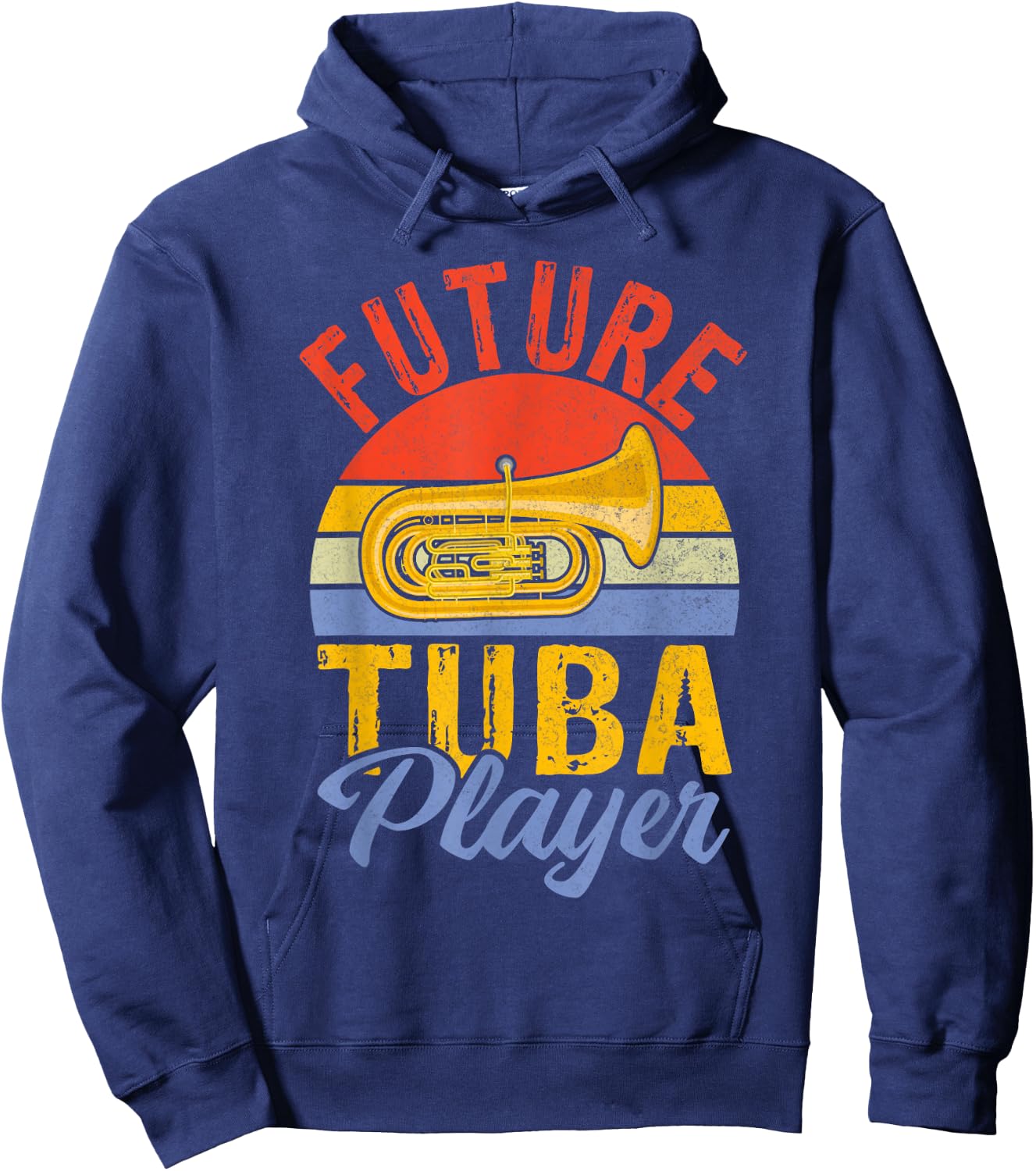 Future Tuba Player Tuba Hoodie - Hoodie | Navy