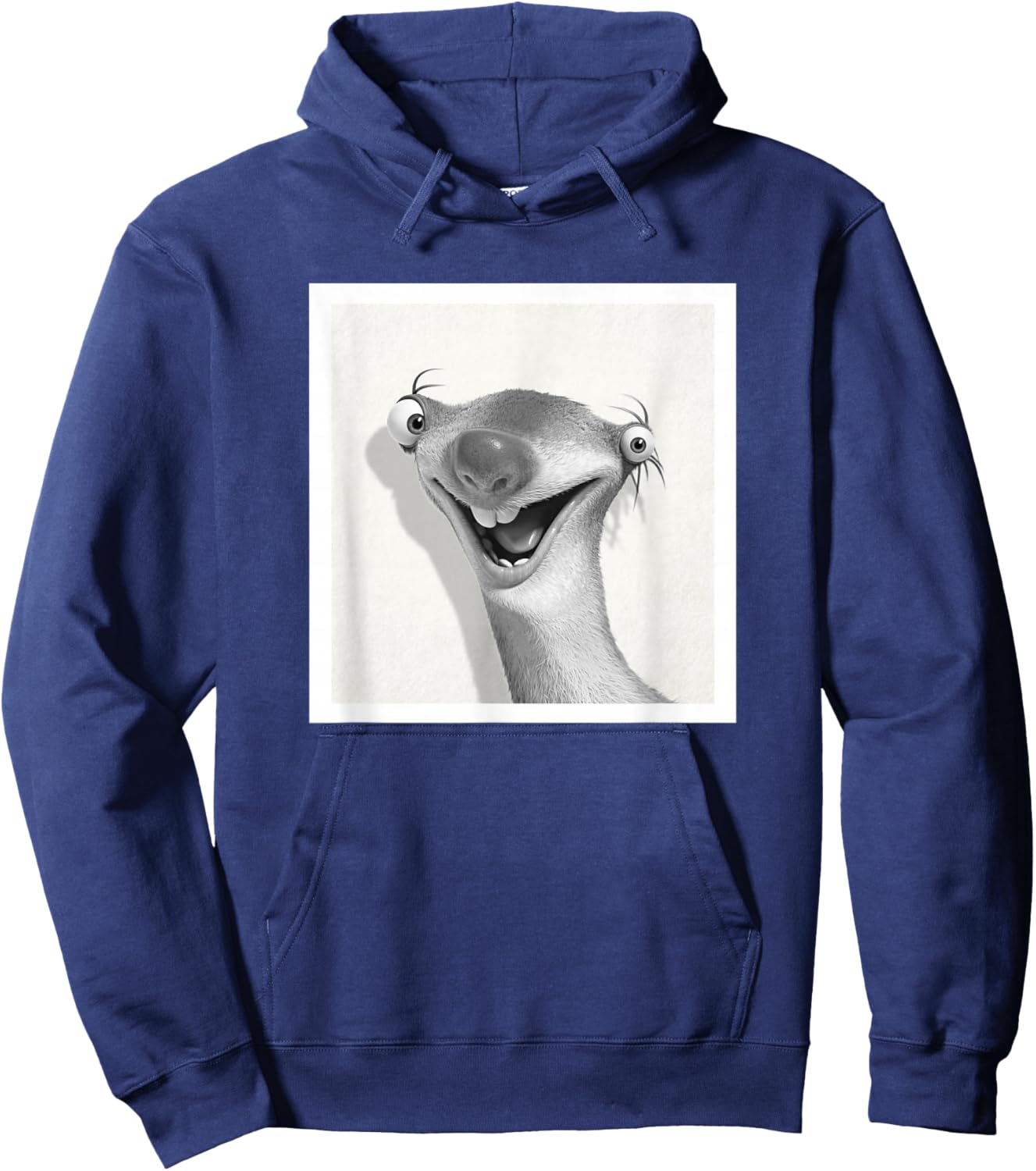 Ice Age Sid The Sloth Photo Booth Portrait Hoodie - Hoodie | Navy