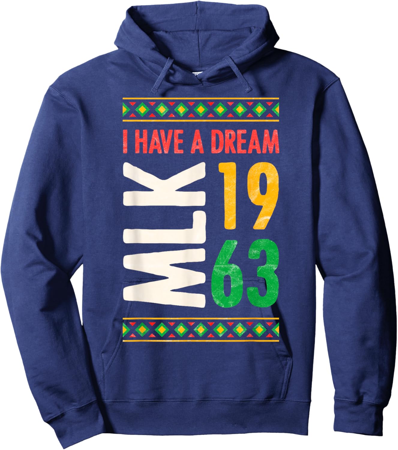 Martin Luther King Day Black History MLK Day I Have a Dream Hoodie - Hoodie | Navy