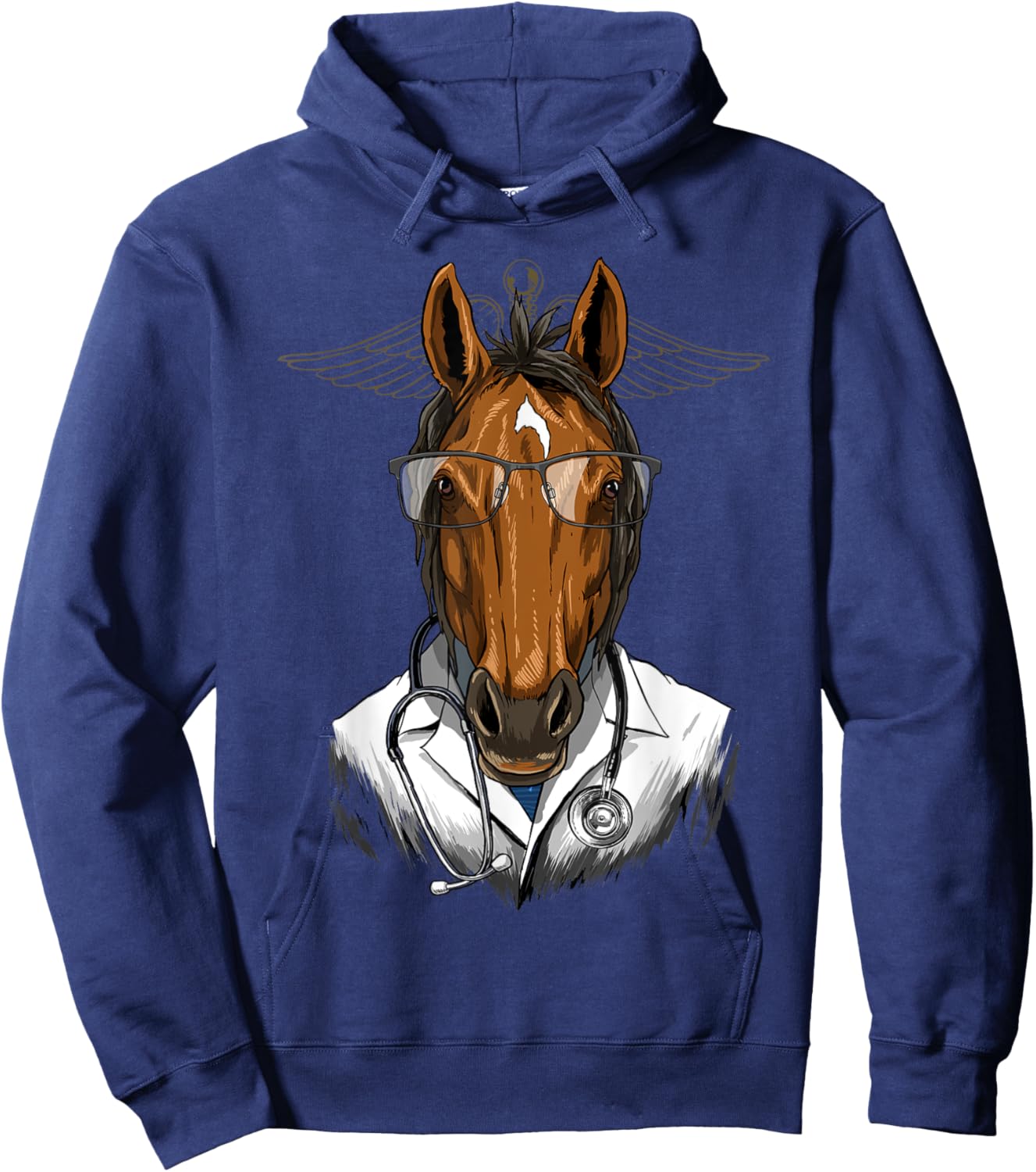 Horse Doctor Vet Veterinarian Animal Lover Hoodie - Hoodie | Navy