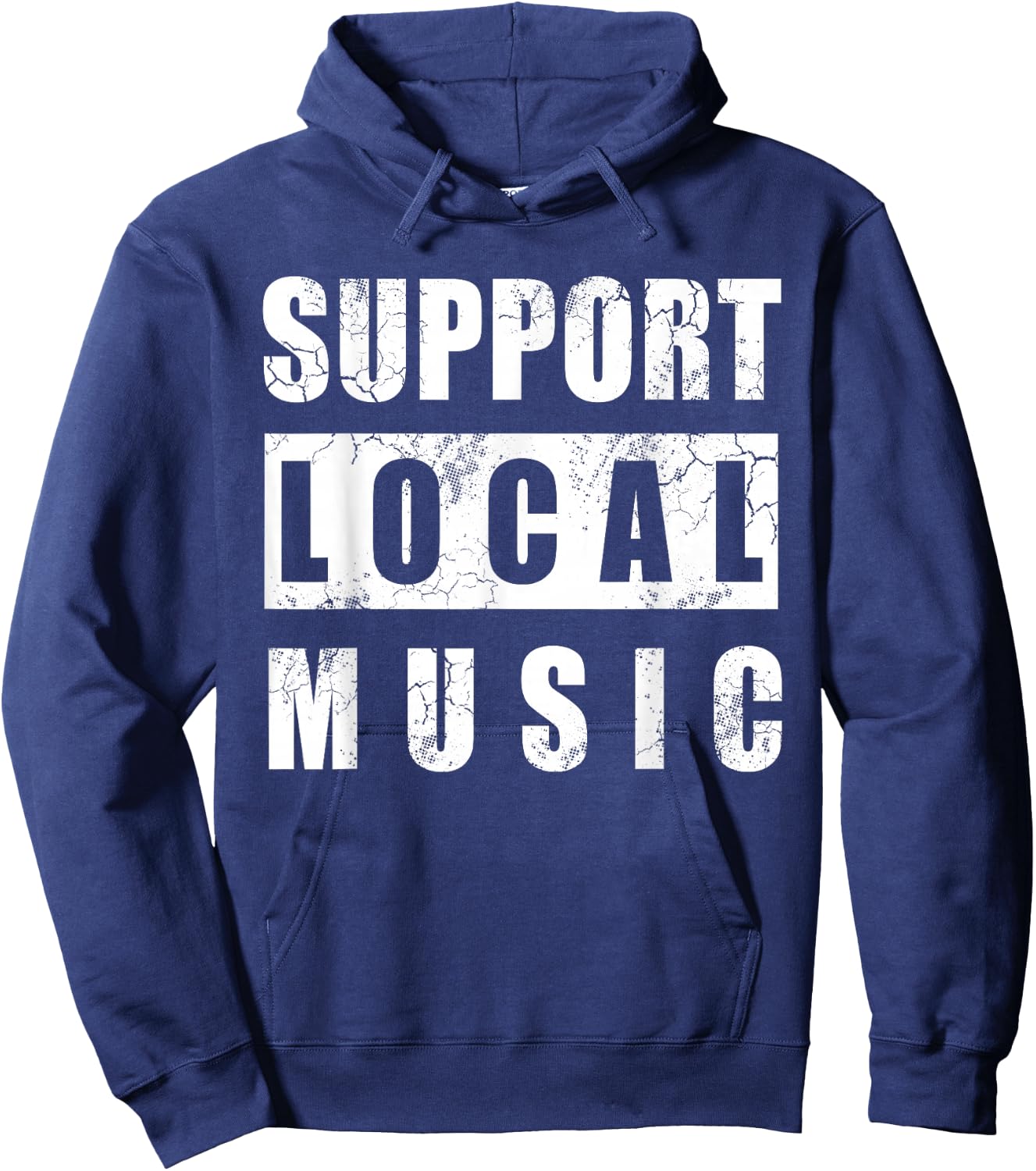 Support Local Music Hoodie - Hoodie | Navy