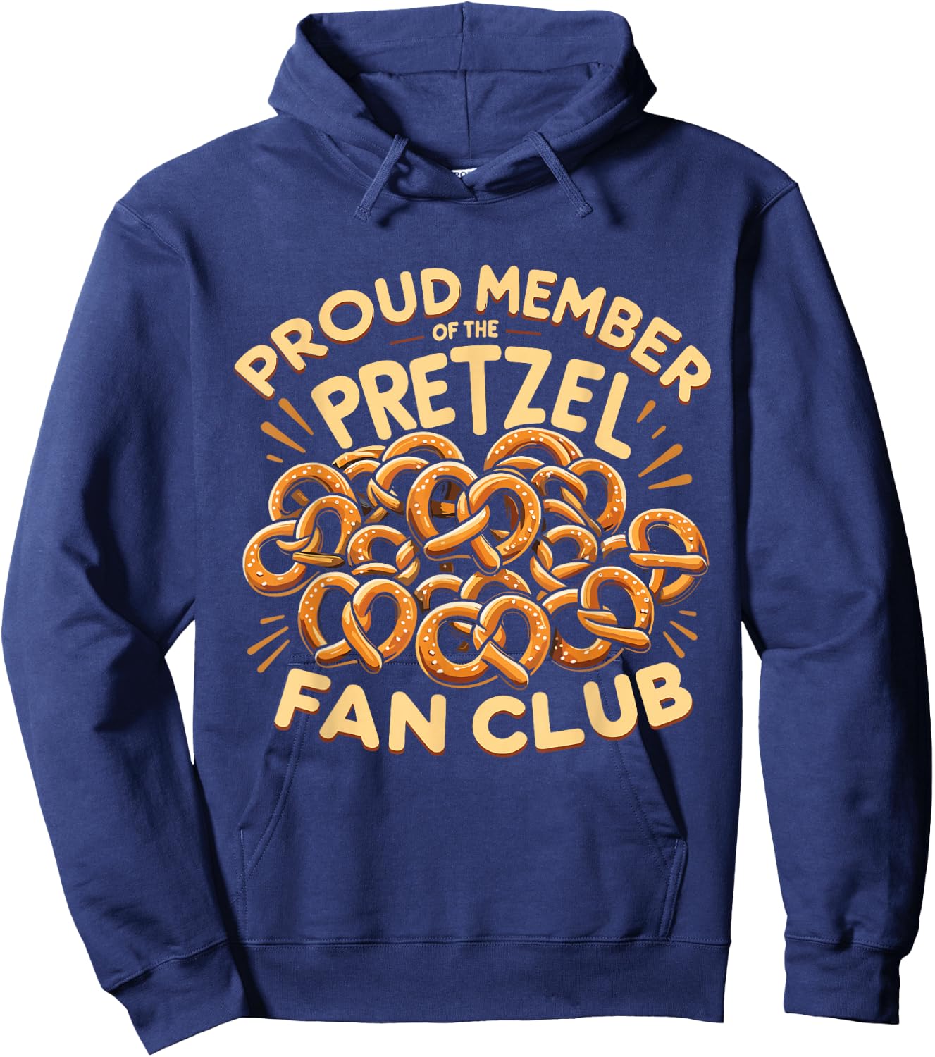 Pretzel German Food Pretzel Lover Hoodie - Hoodie | Navy