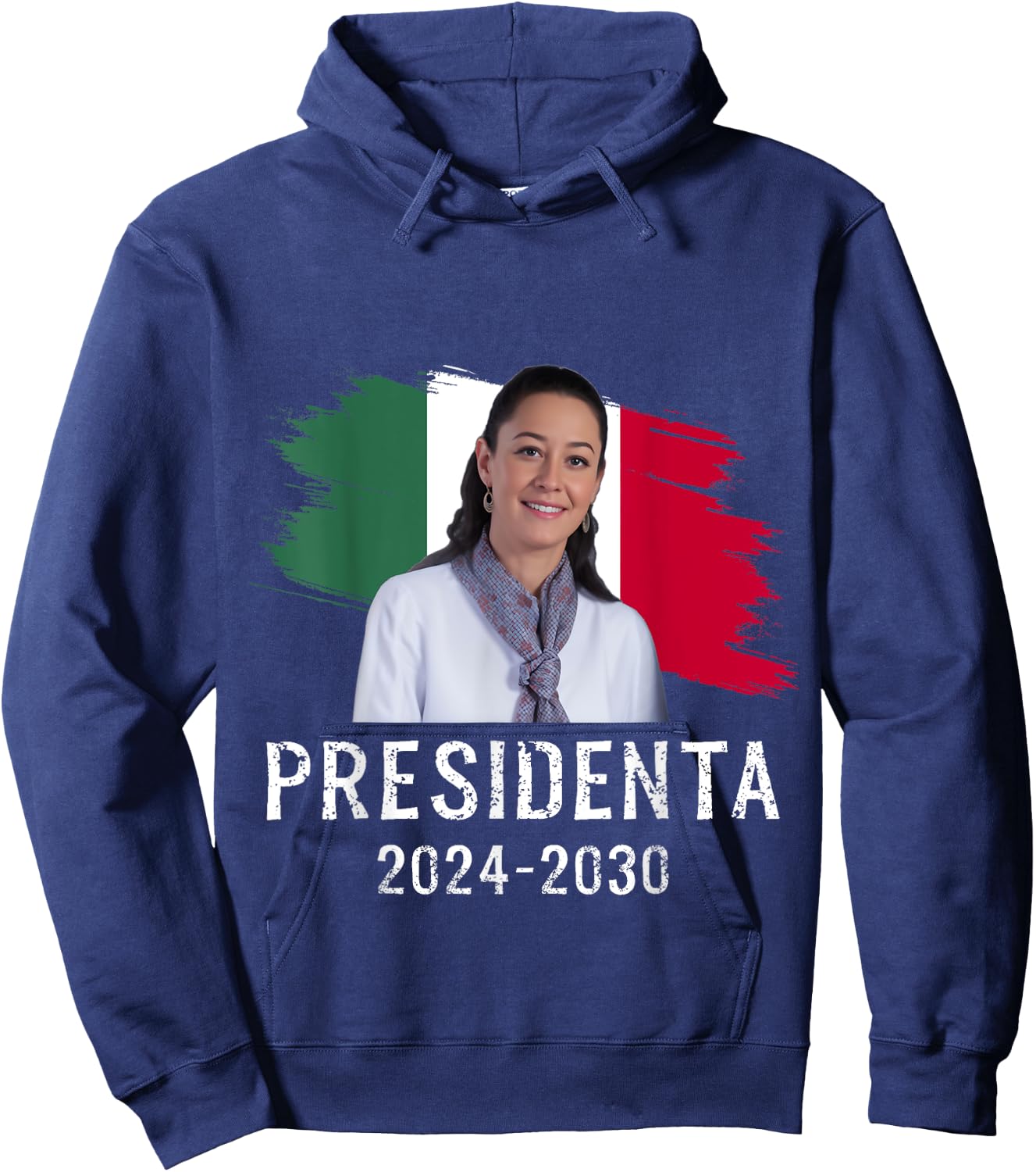 Claudia Sheinbaum Presidenta Mexican President Hoodie - Hoodie | Navy