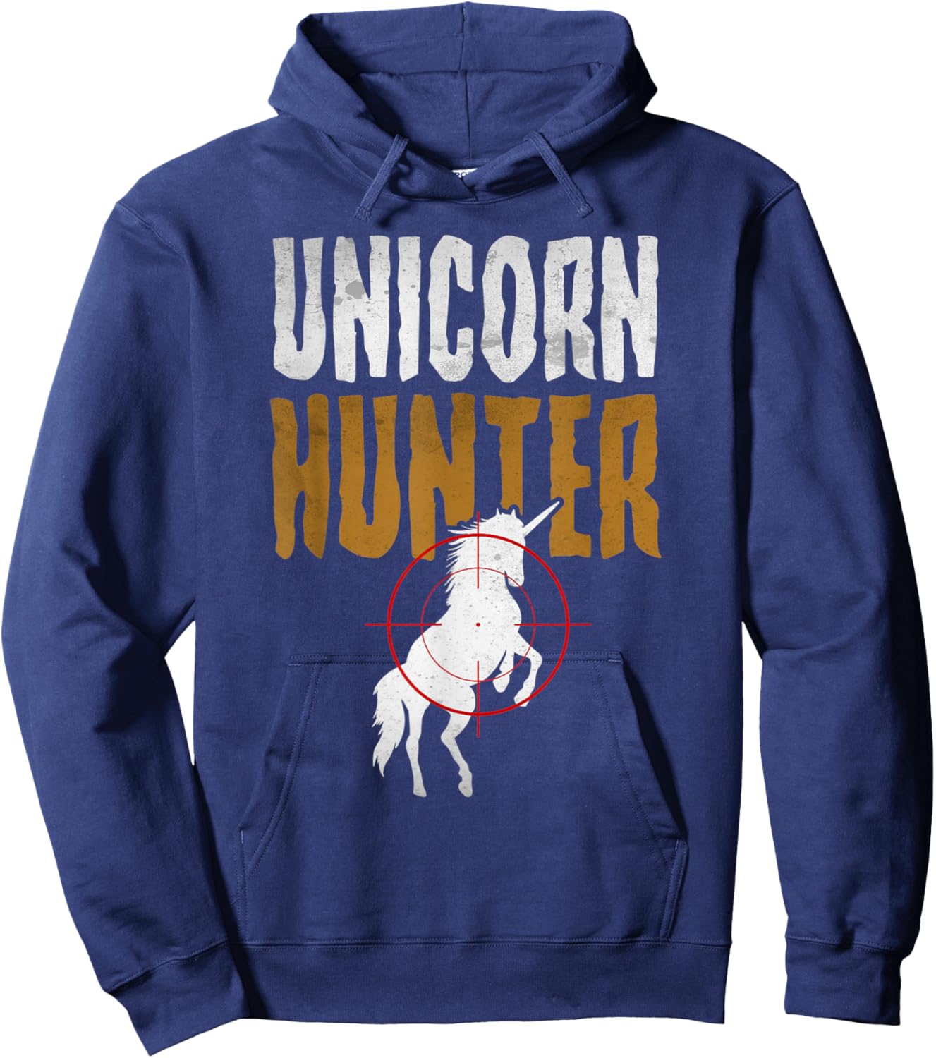 Unicorn Hunter Costume Halloween Funny Hoodie - Hoodie | Navy