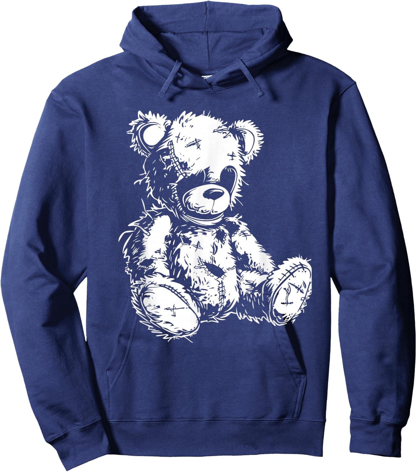 Horror Teddy Bear Hoodie - Hoodie | Navy