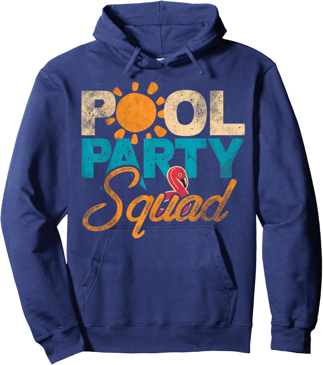 Pool Party Funny Birthday Hoodie - Hoodie | Navy
