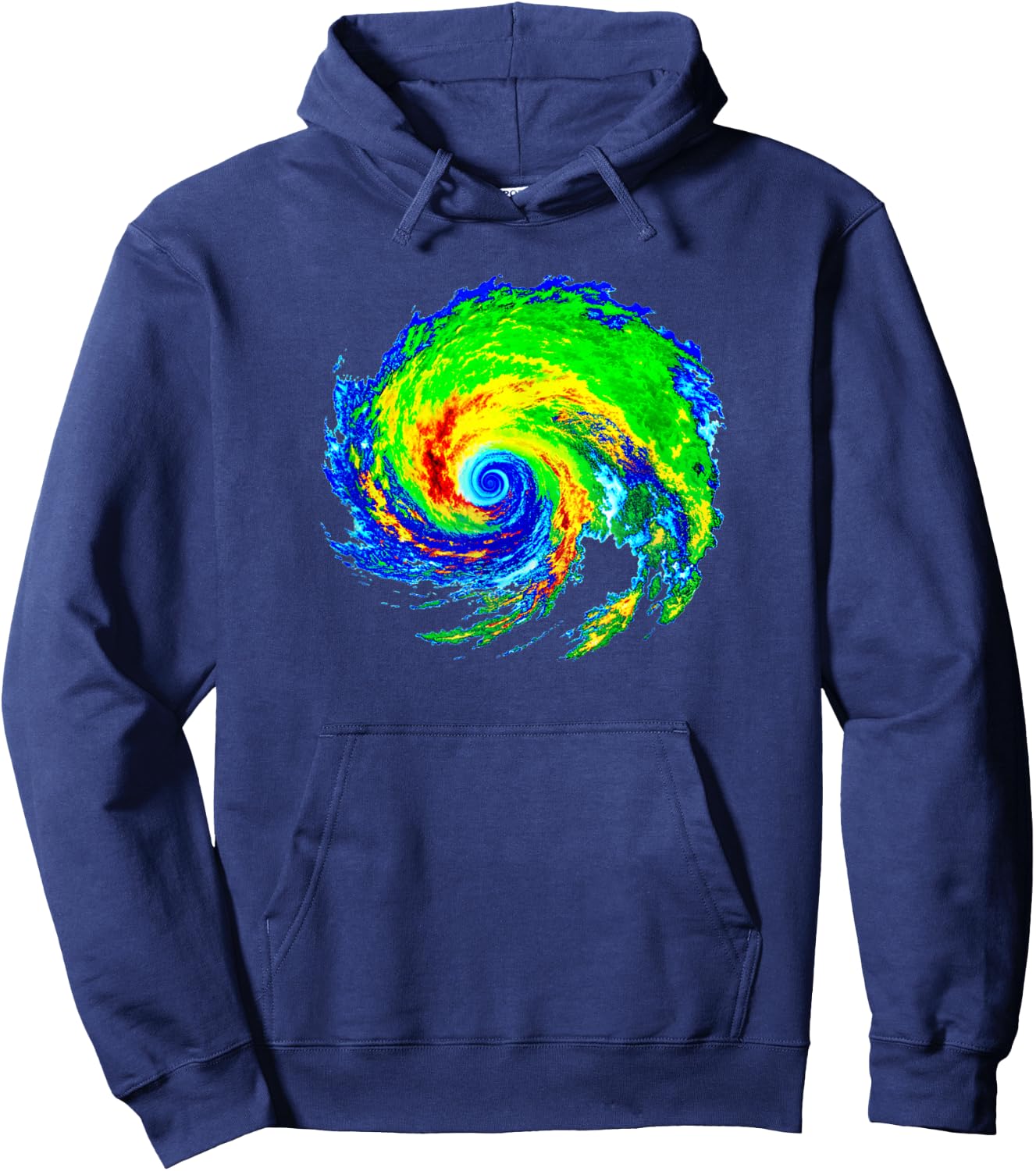 Storm Chasing Weather Radar Image Meteorologist Hoodie - Hoodie | Navy