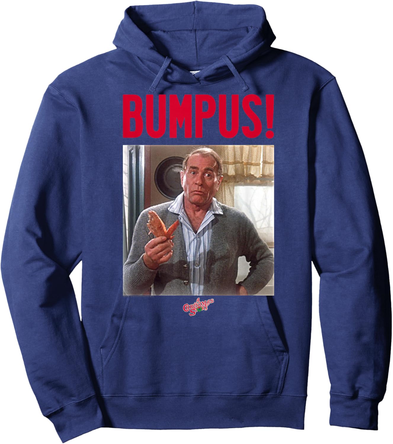 A Christmas Story Bumpus! Funny Holiday Hoodie - Hoodie | Navy