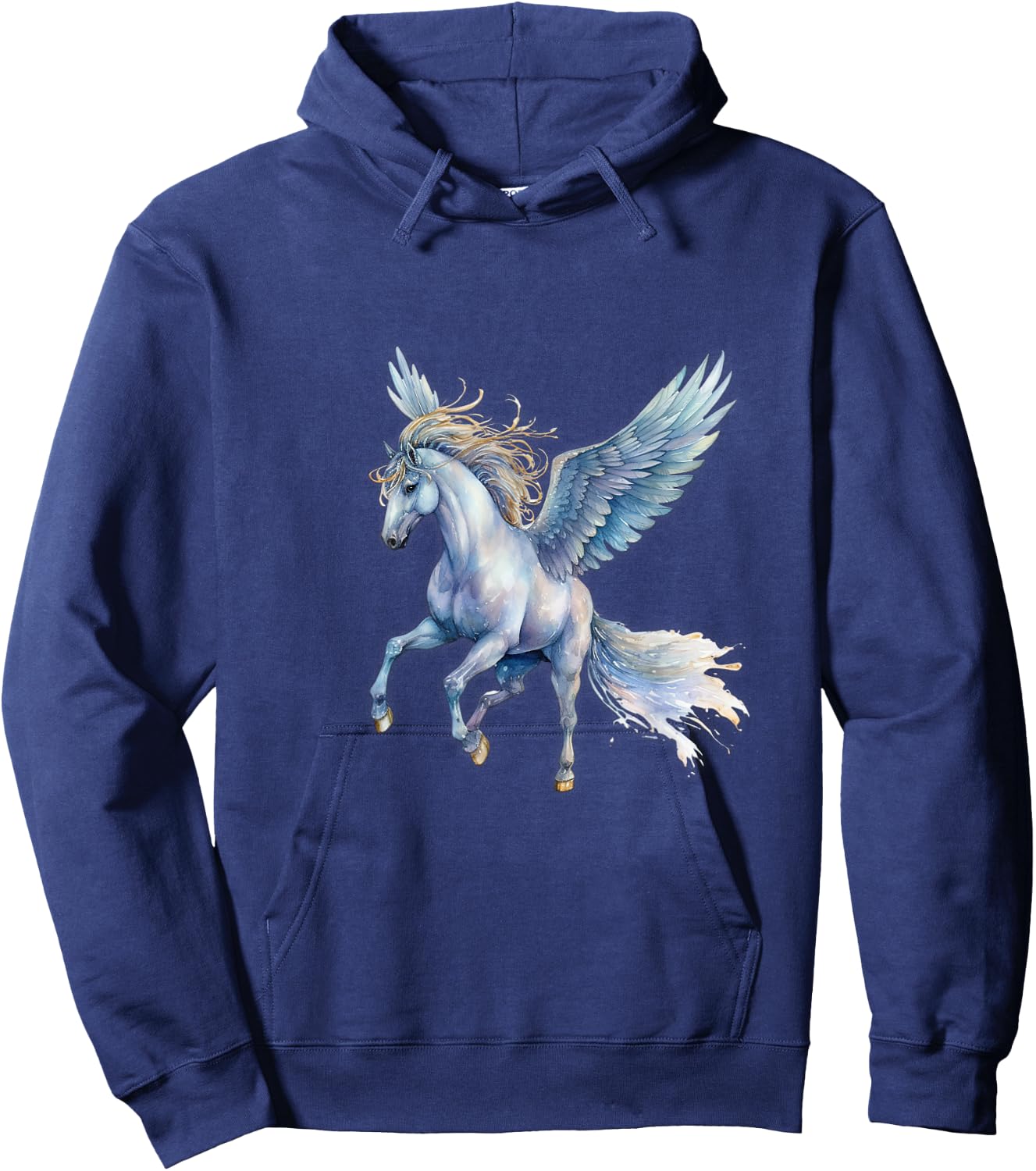 Pegasus, Winged flying horse, Greek Ancient Mythology Hoodie - Hoodie | Navy