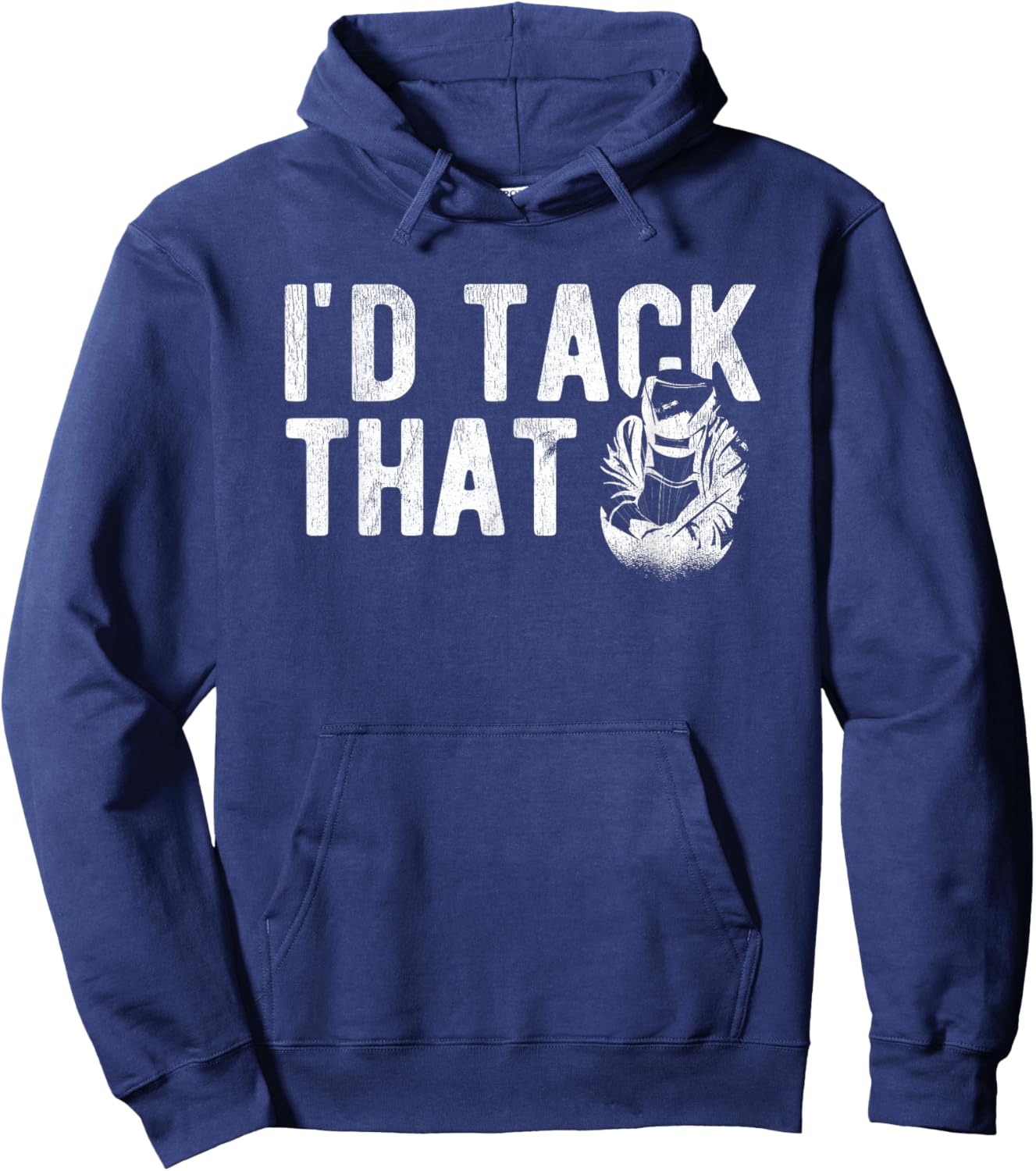 I'd Tack That Weld Welder Welding Hoodie - Hoodie | Navy