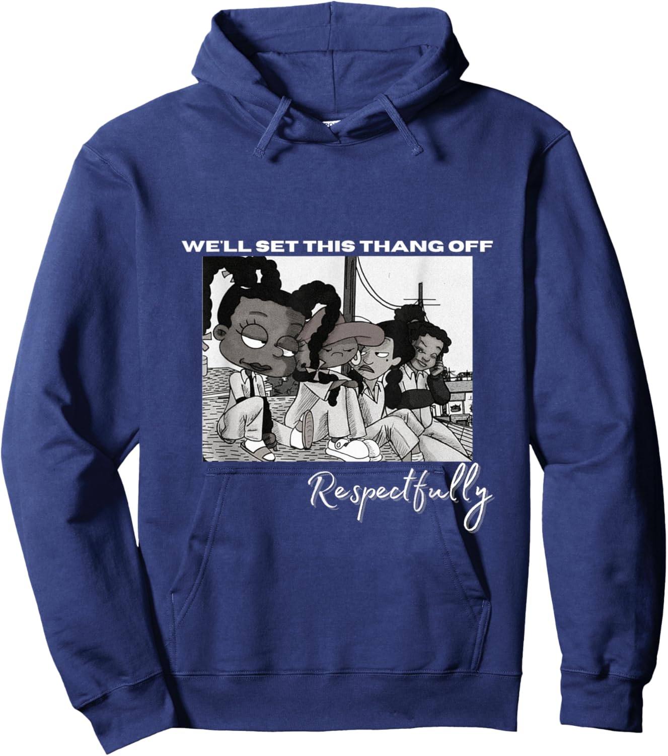 Set it Off respectfully Hoodie - Hoodie | Navy