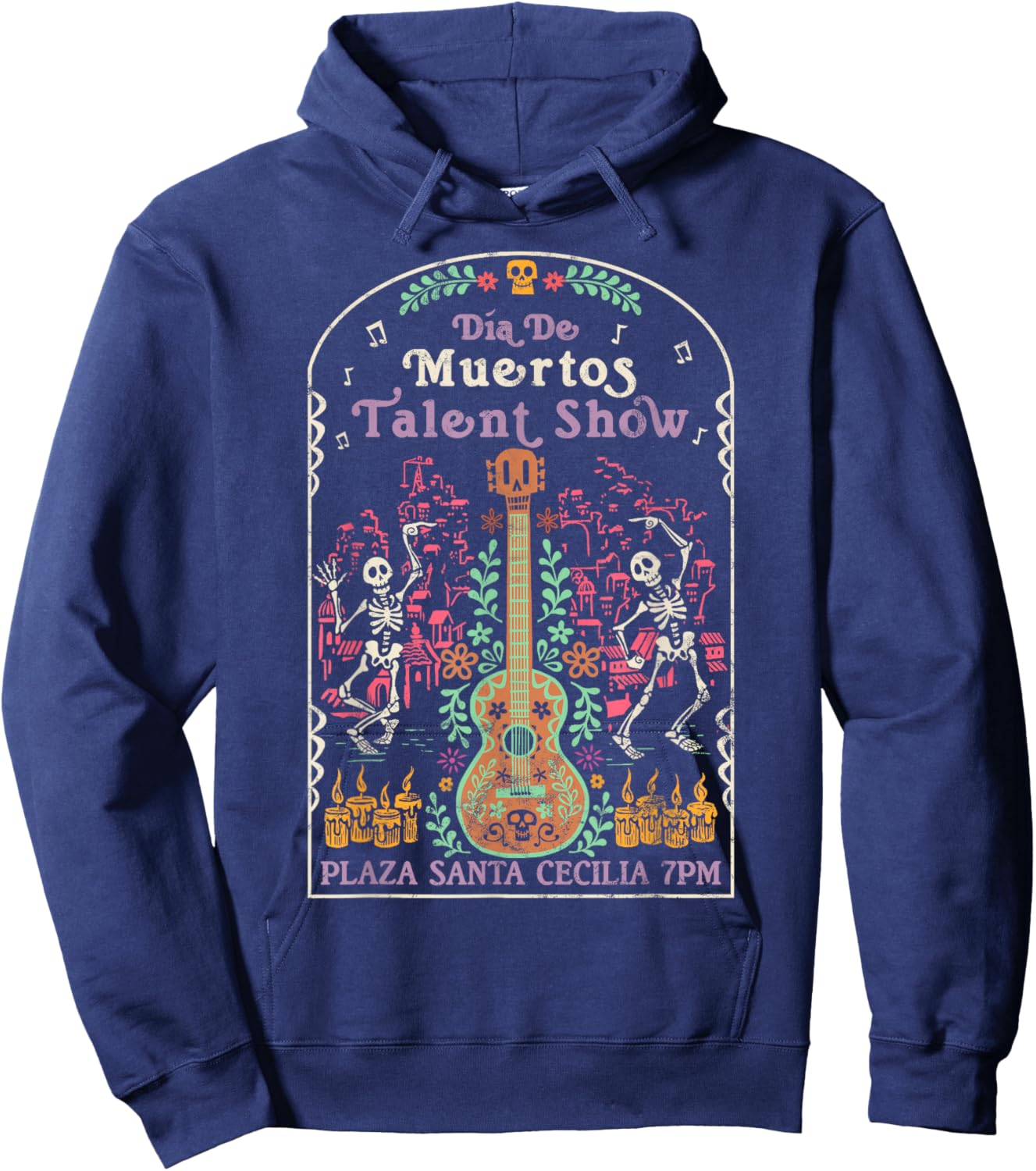 Disney Pixar Coco Talent Show Flyer Hoodie - Hoodie | Navy