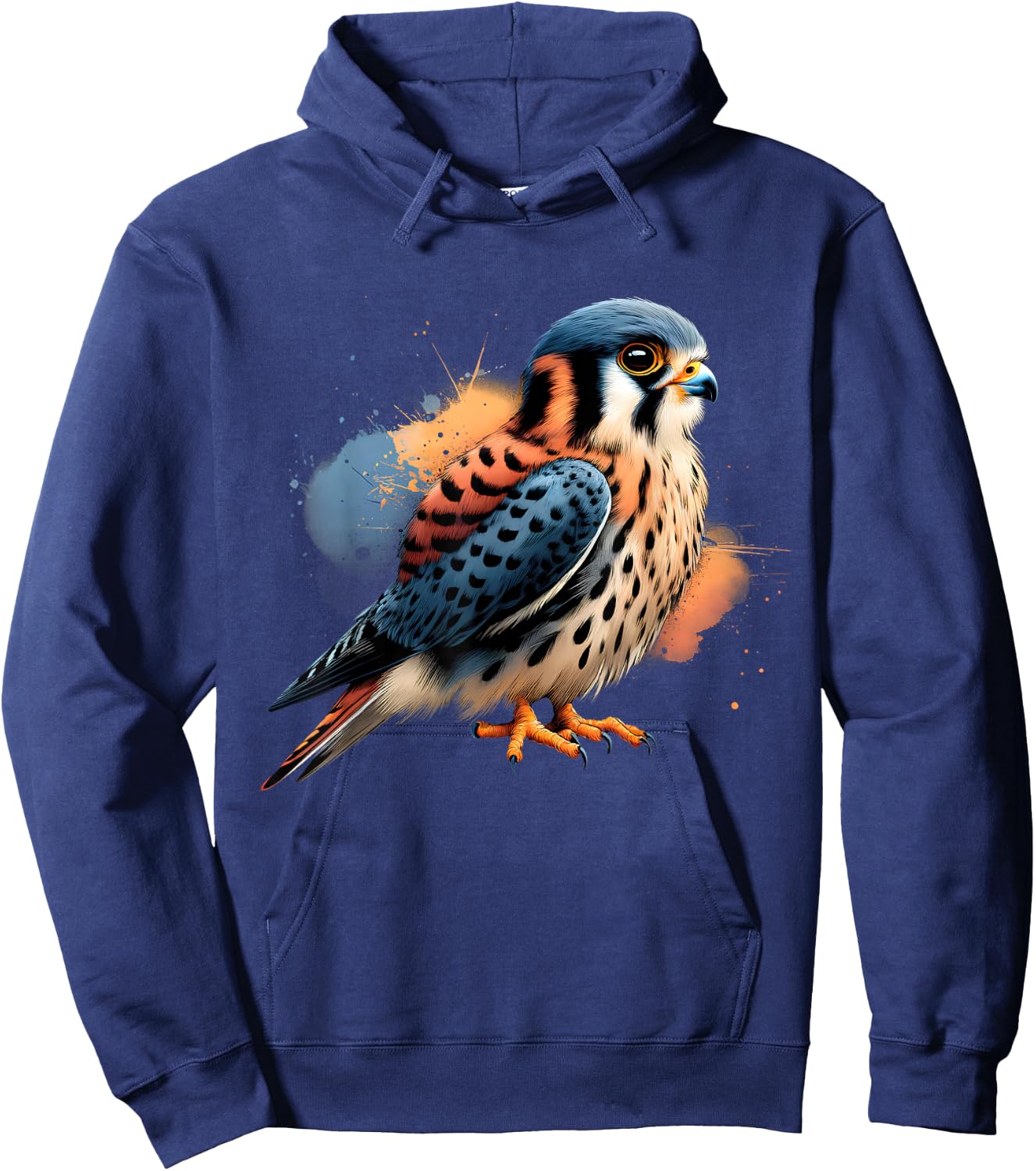American Kestrel Bird Lover Watcher Birding , Small, Black Hoodie - Hoodie | Navy