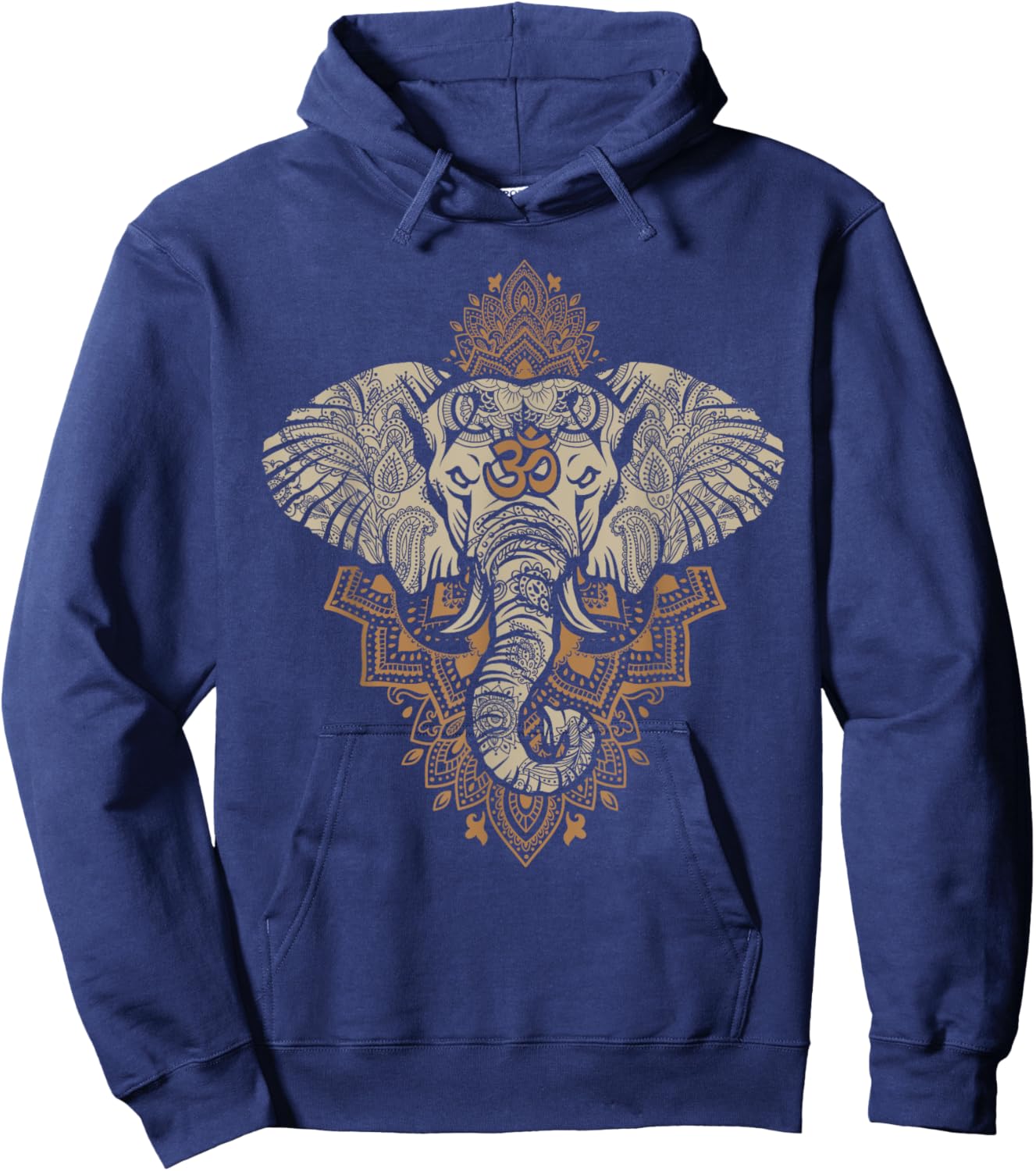 Psytrance Festival Psychedelic Goa Elephant Gift Hoodie - Hoodie | Navy