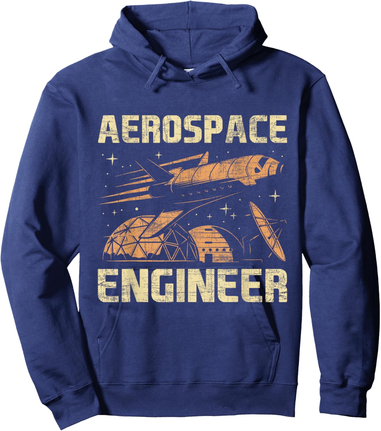 Aerospace Engineer - Aeronautical Aeronautics Spacecrafts Hoodie - Hoodie | Navy