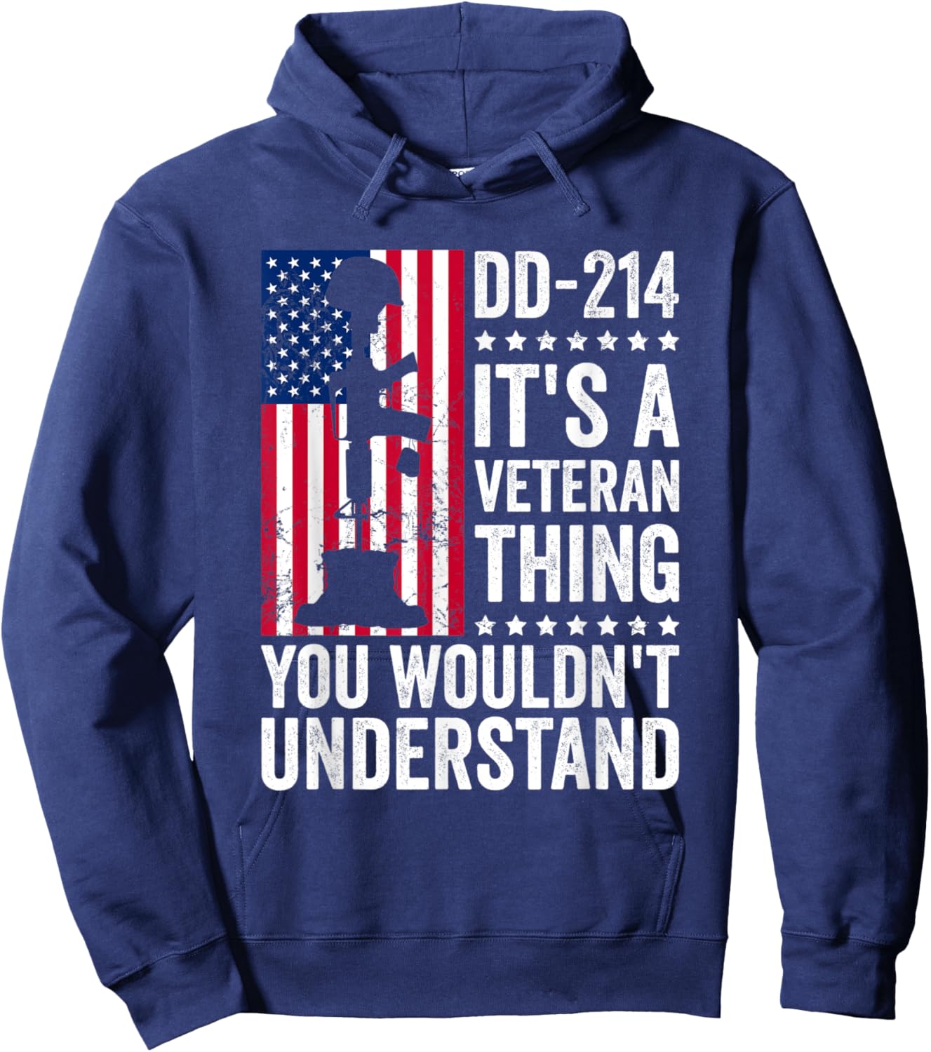 DD-214 It's A Veteran Thing You Wouldn't Understand Hoodie - Hoodie | Navy