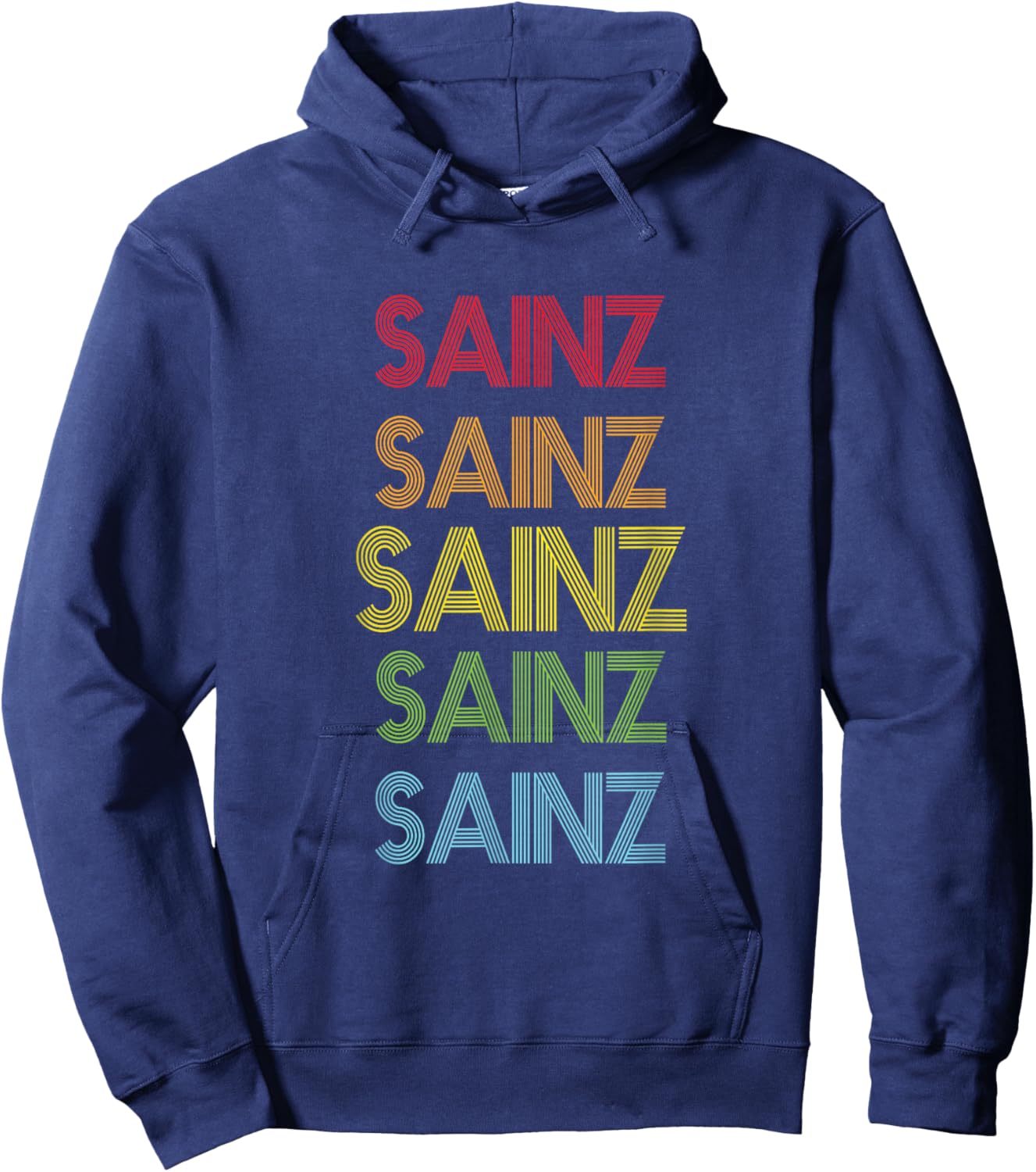 Sainz Name Hoodie - Hoodie | Navy