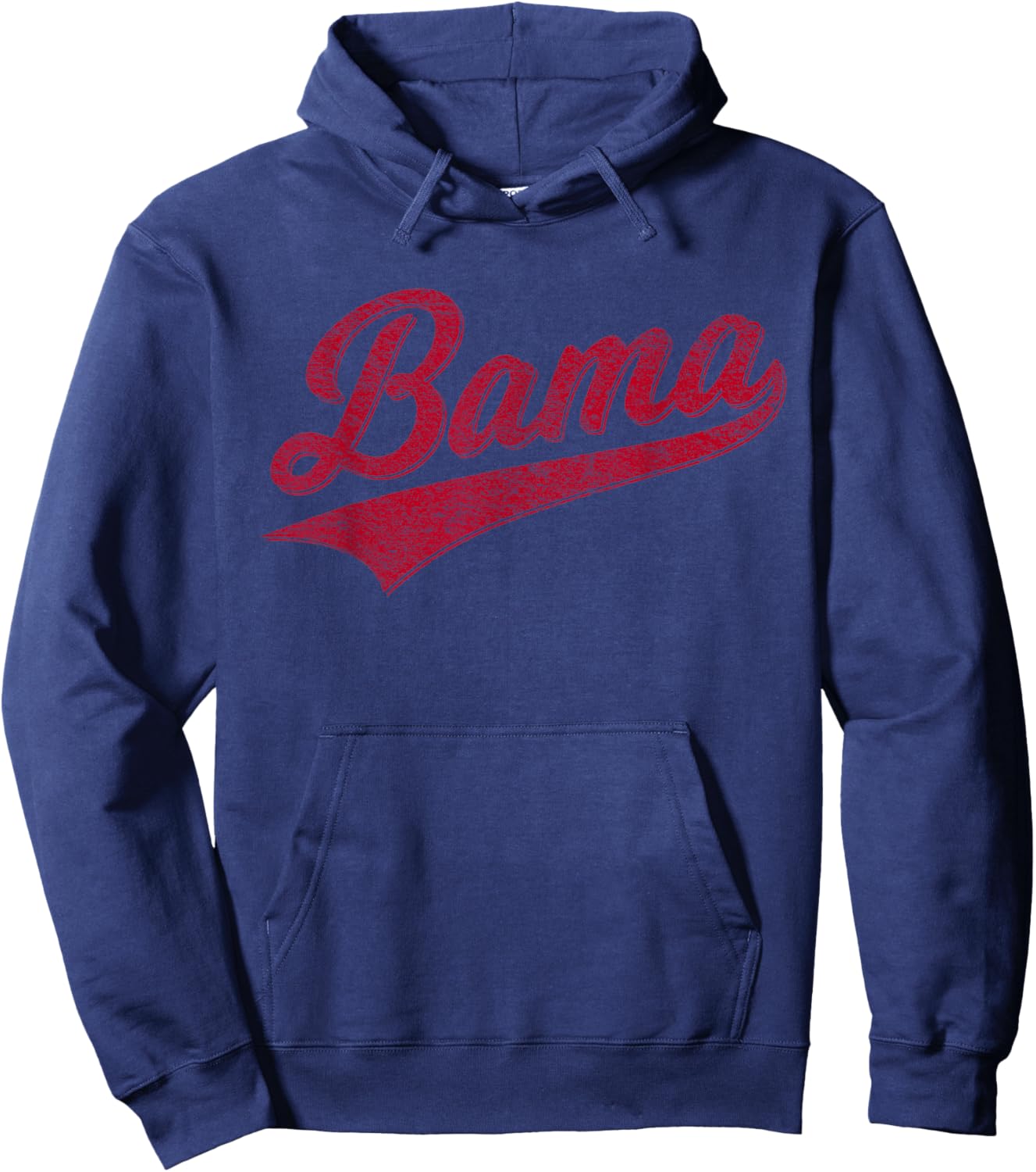 Bama Alabama Varsity Script Classics Sports Jersey Style Hoodie - Hoodie | Navy