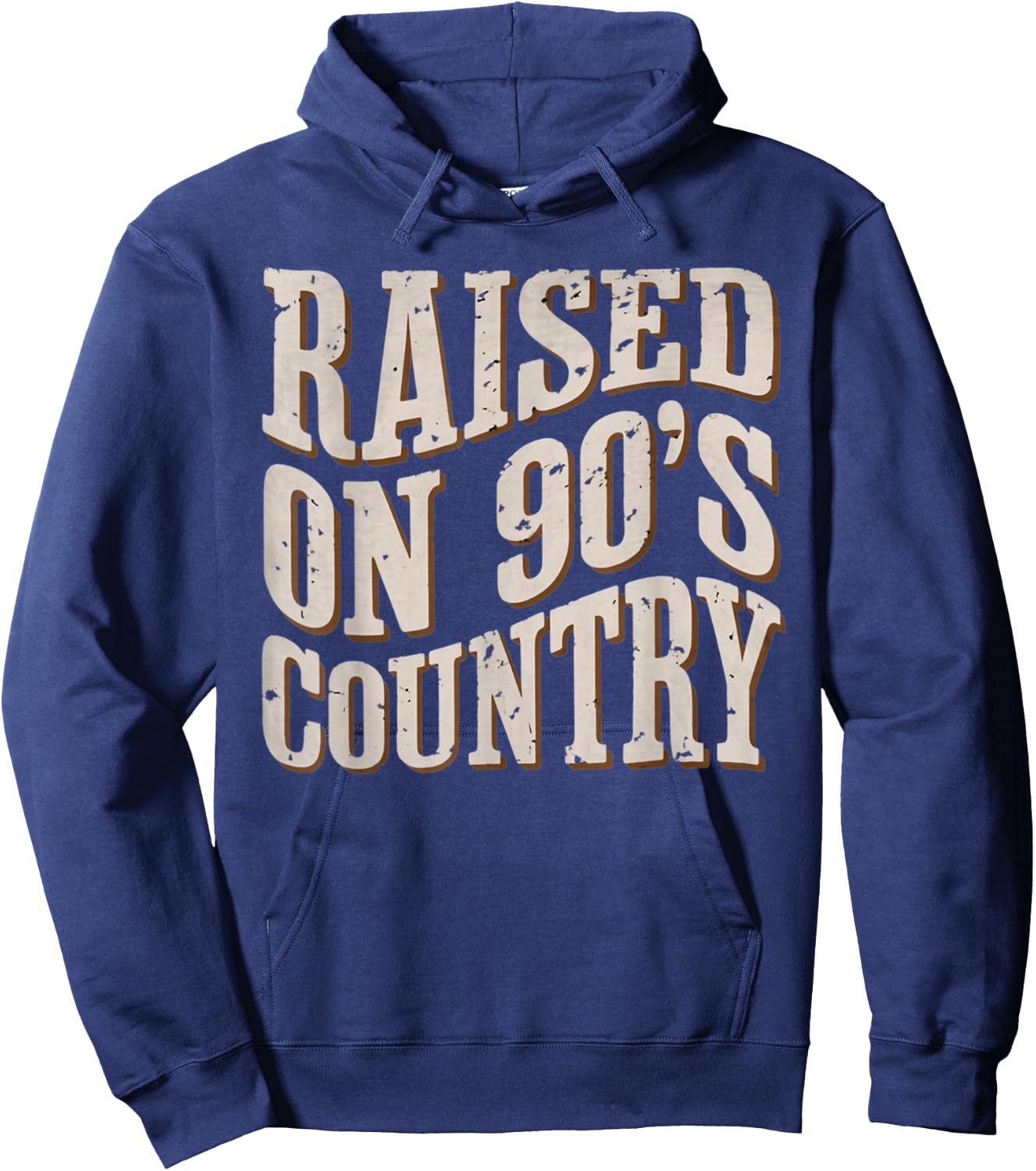 Country Men Women Raised On 90’s Country Music 90s country Hoodie - Hoodie | Navy