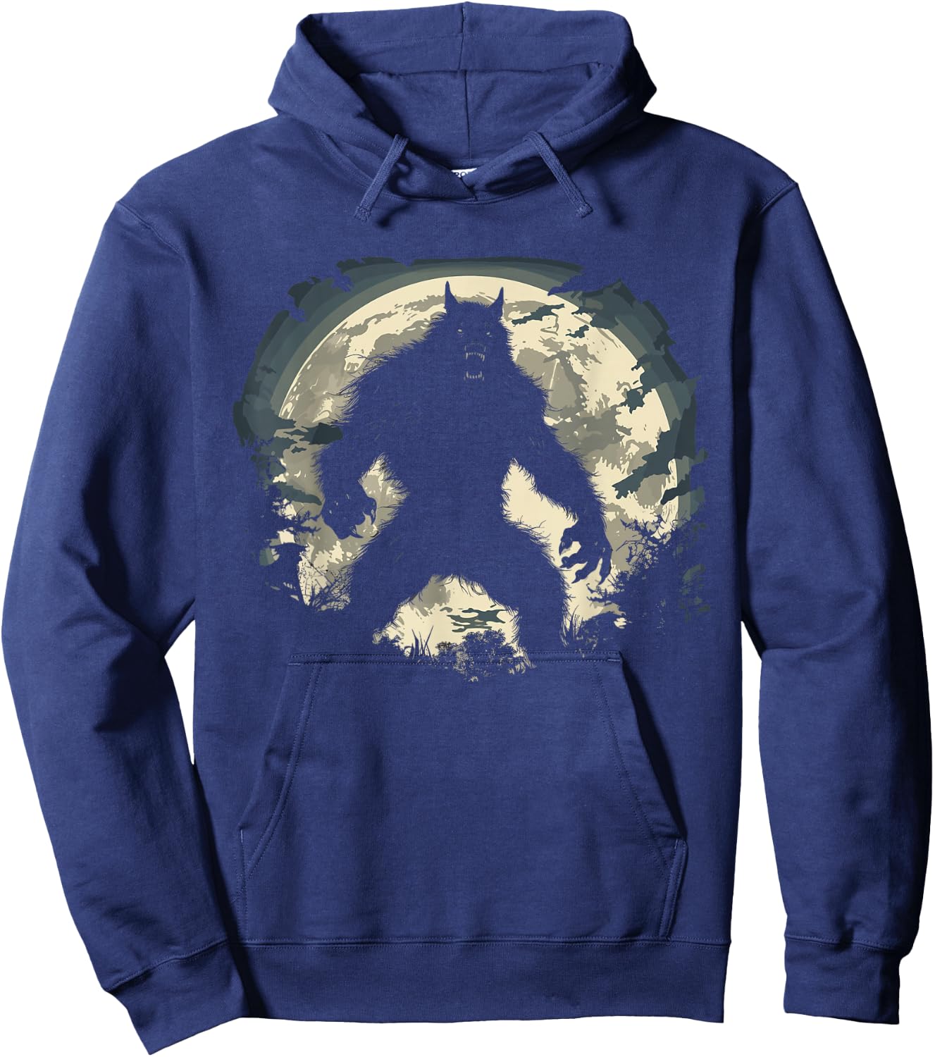 Werewolf Monster Moon Hoodie - Hoodie | Navy