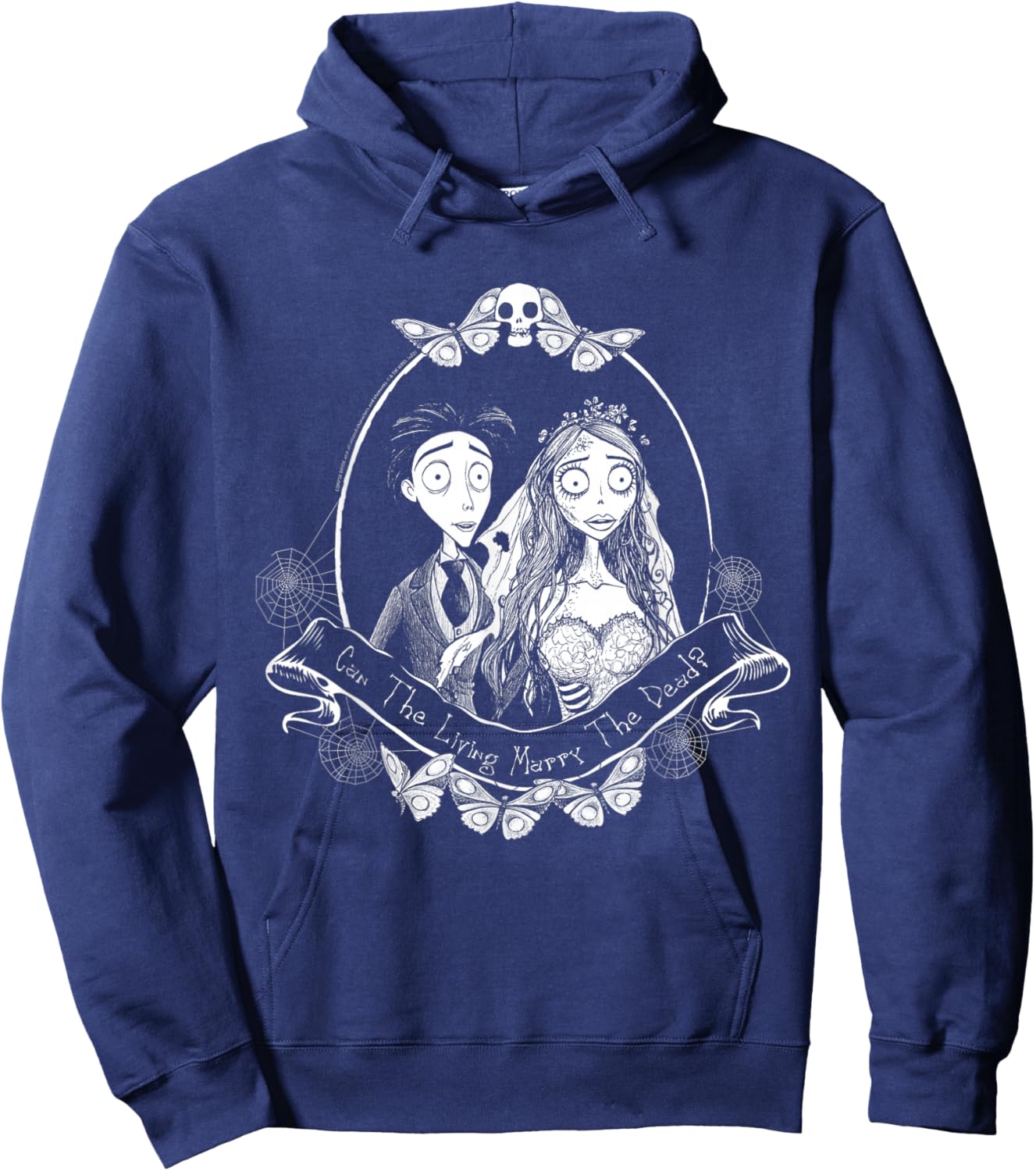 Corpse Bride Can The Living Marry The Dead? Movie Hoodie - Hoodie | Navy