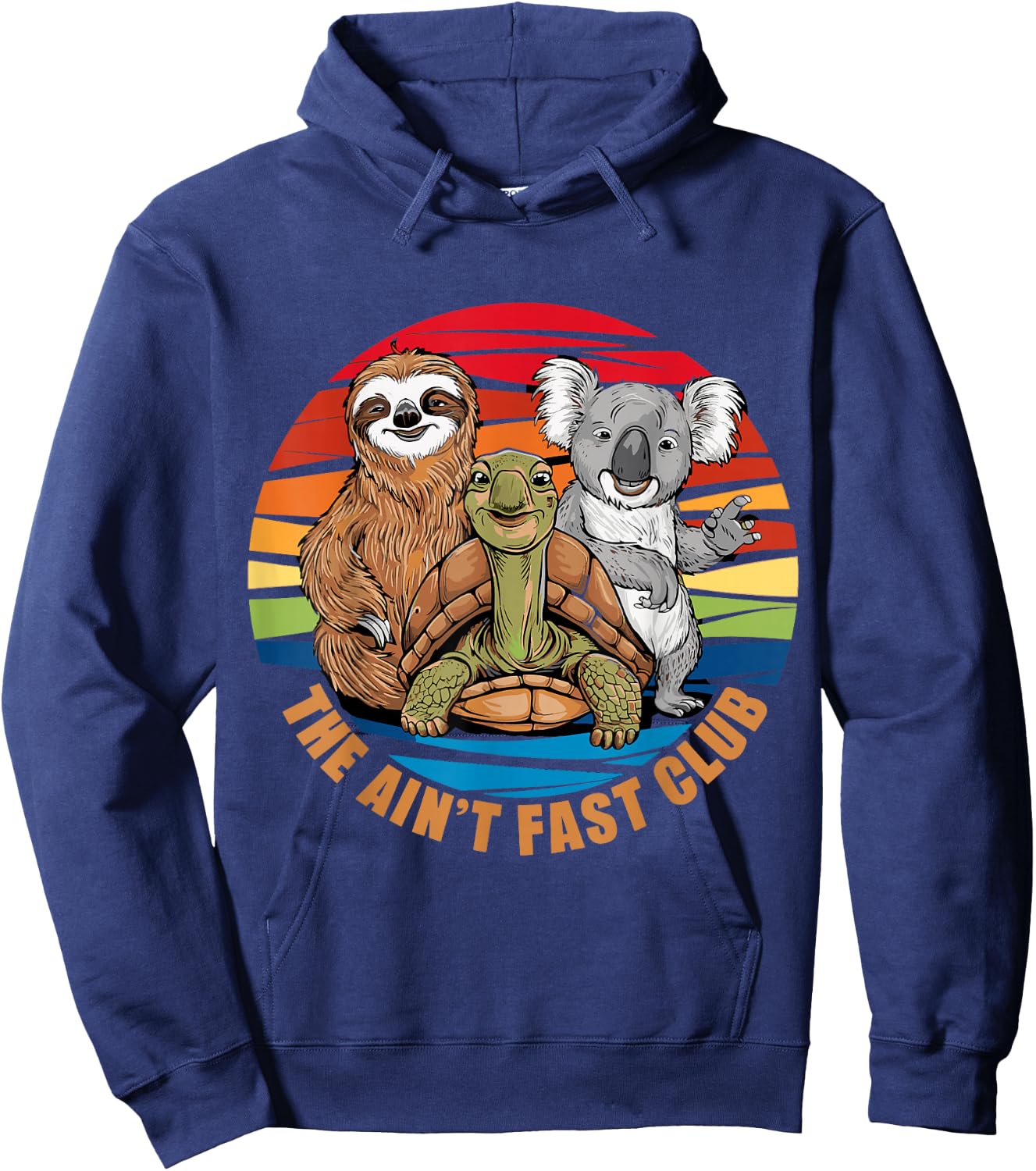 The Ain't Fast Club Hoodie - Hoodie | Navy