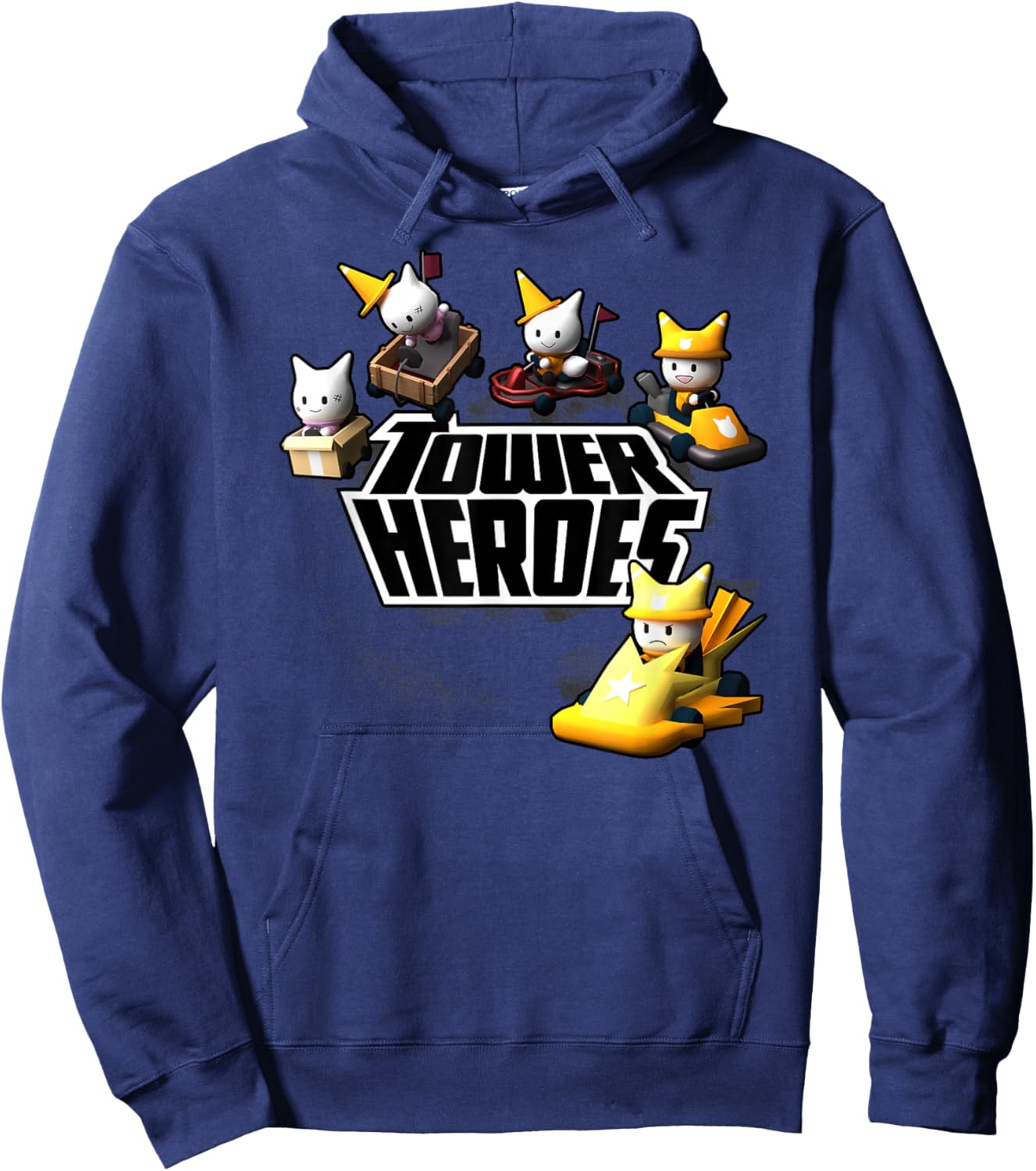 Pixel-bit Studio Tower Heroes Kart Kid Hoodie - Hoodie | Navy