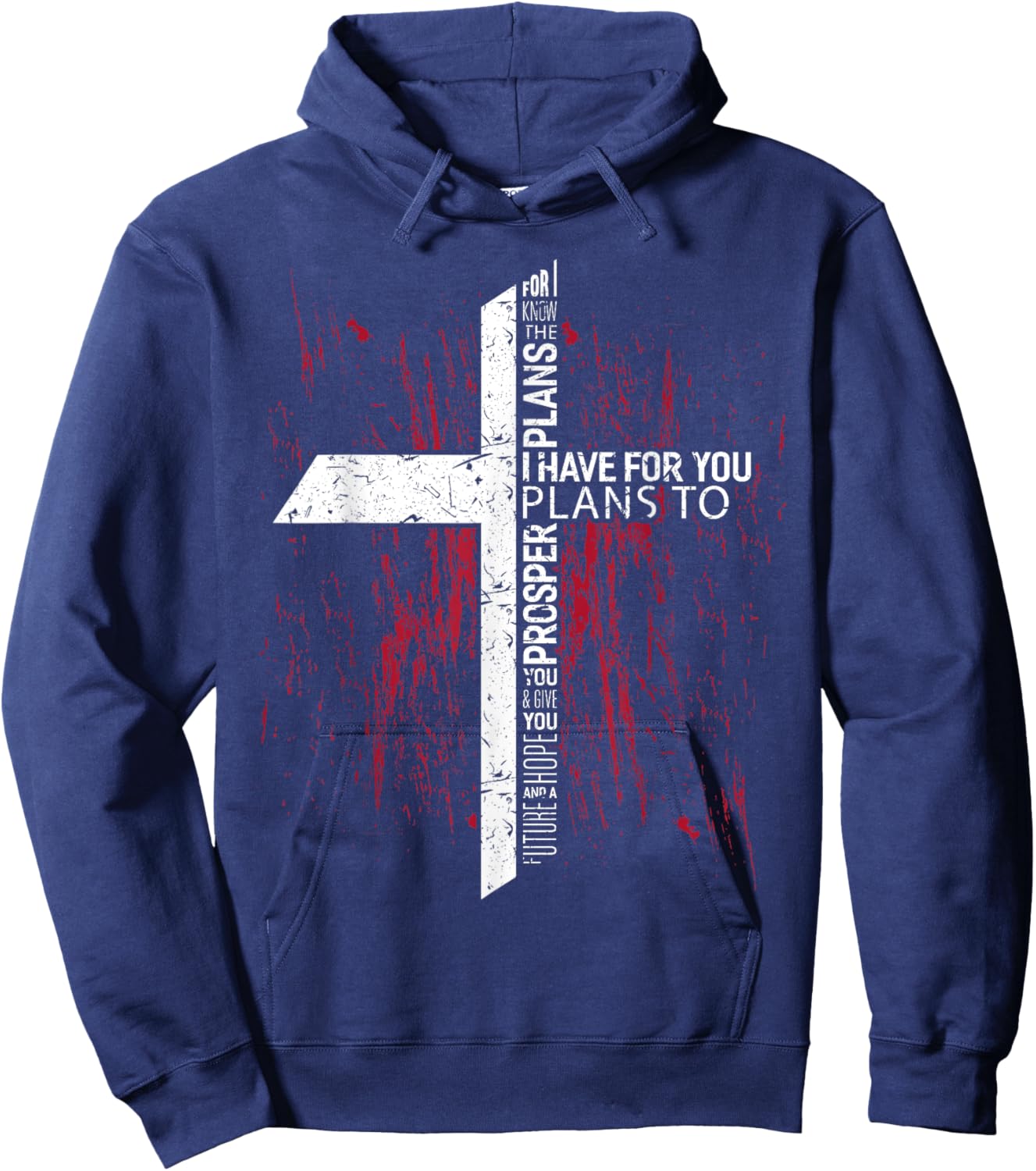 Jeremiah 29 11 Shirt For I know the plans I have for you Hoodie - Hoodie | Navy
