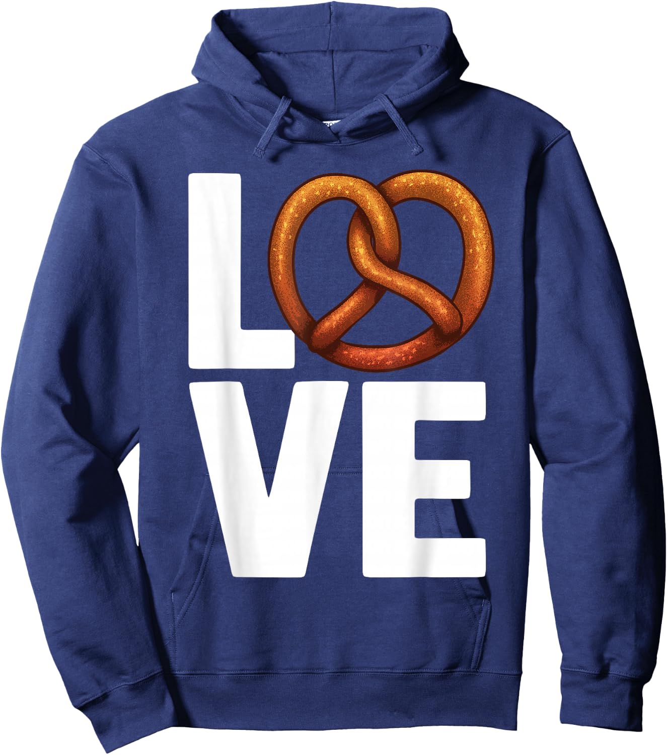 Cool Pretzel Art Women German Food Soft Pretzels Hoodie - Hoodie | Navy