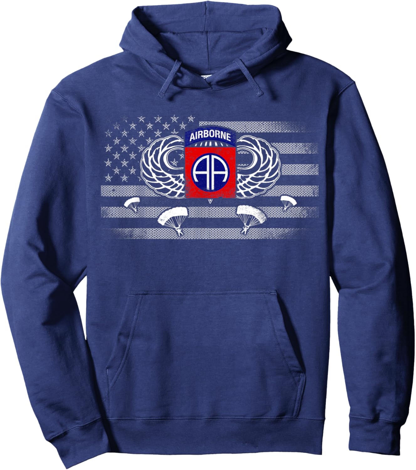 82nd Army Airborne Division Shirt Men Women Youth Hoodie - Hoodie | Navy