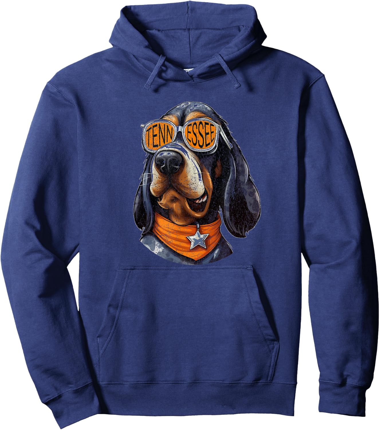 Tennessee Dog Sport Lovers | Tennessee Coonhound Fan Hoodie - Hoodie | Navy