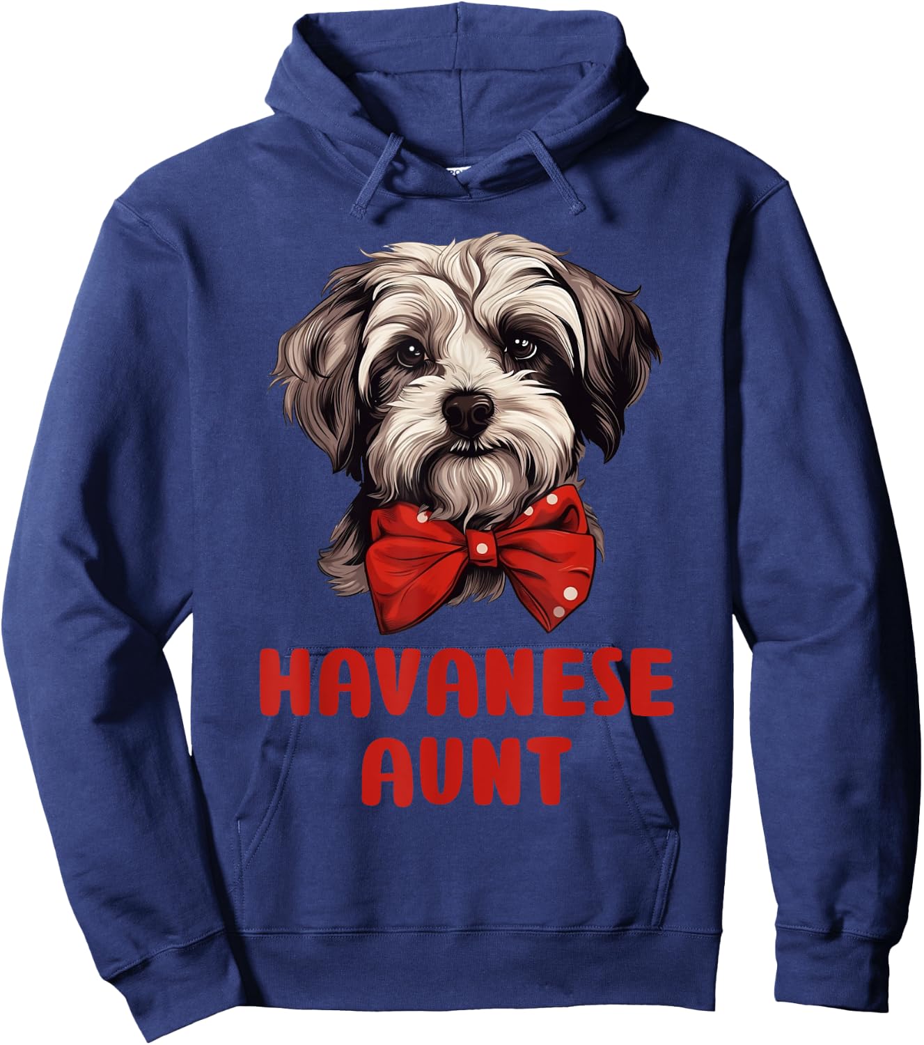 Cute Havanese Aunt Dog Lovers Gift Funny Havanese Owner Hoodie - Hoodie | Navy