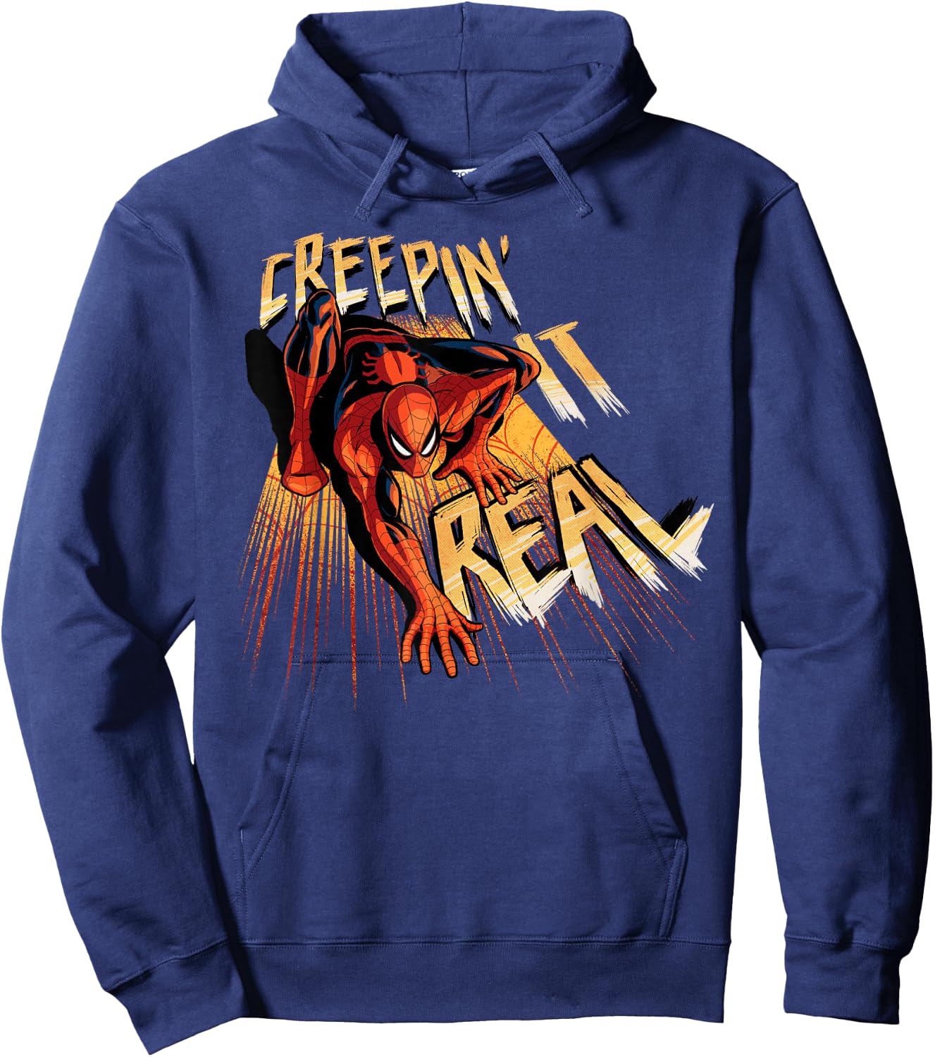 Marvel Super Heroes Spider-Man Creepin’ it Real Halloween Hoodie - Hoodie | Navy